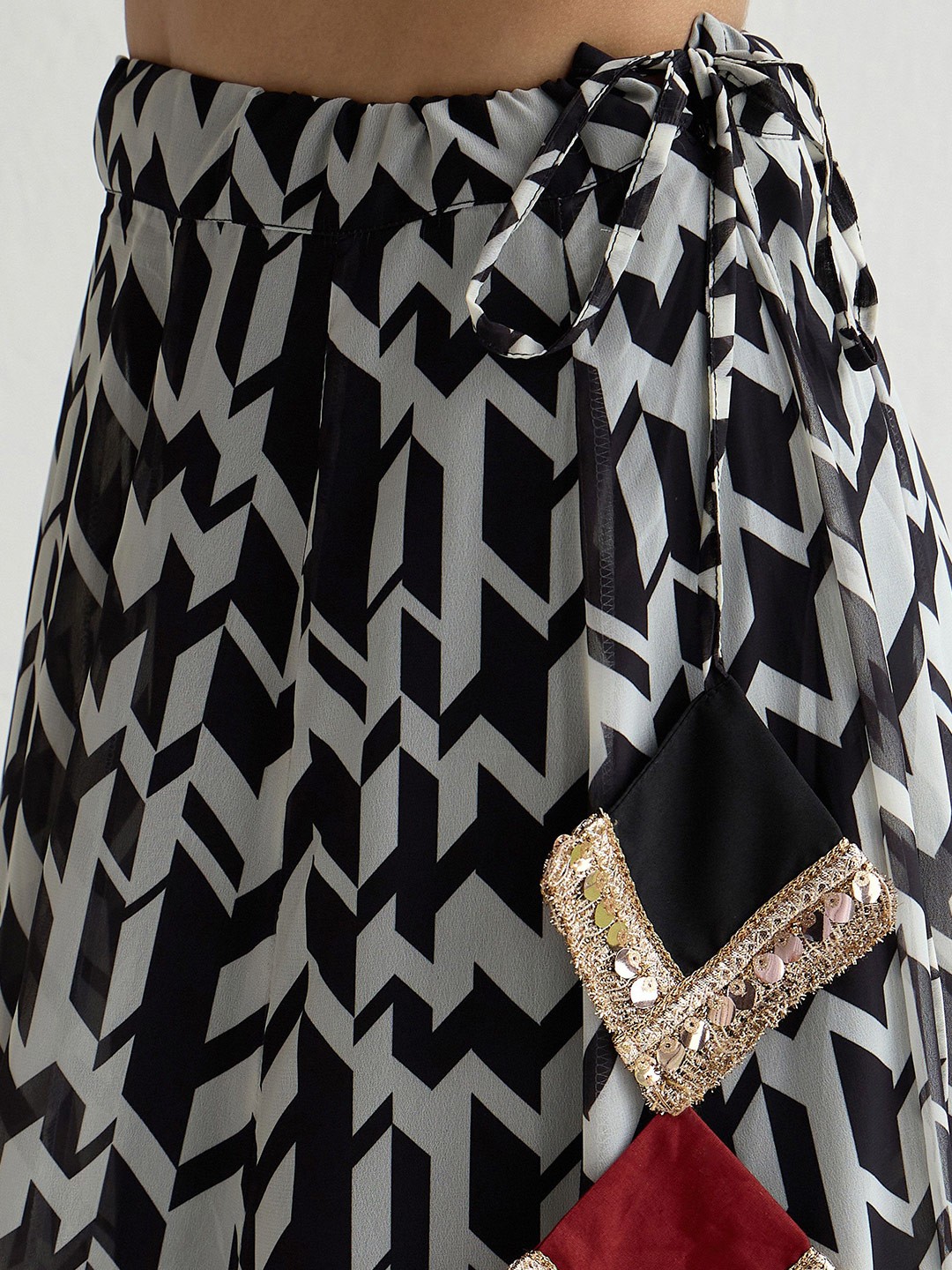 Embellished Sequinned Ready to Wear Lehenga & Blouse