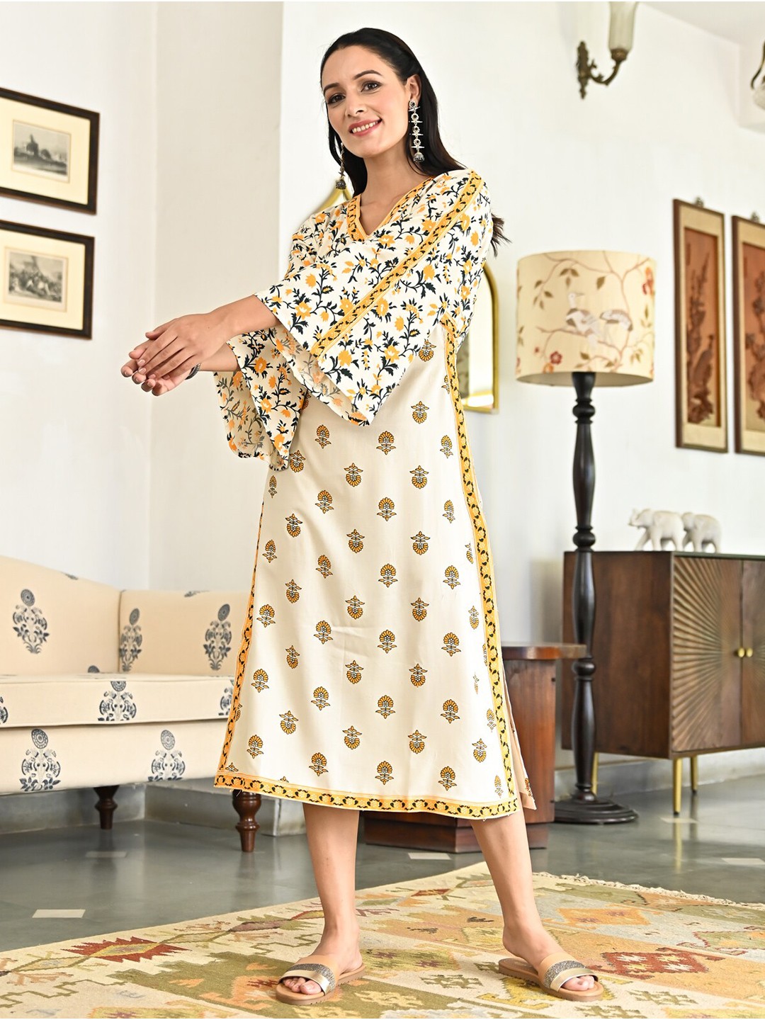 A-Line Midi Dress