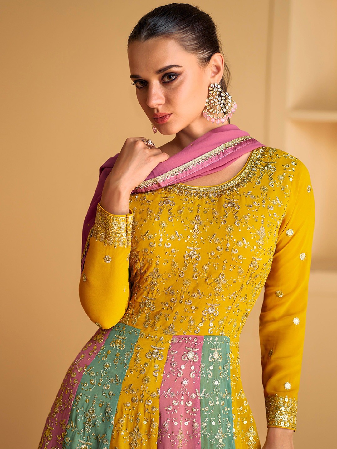 Embroidered Gown