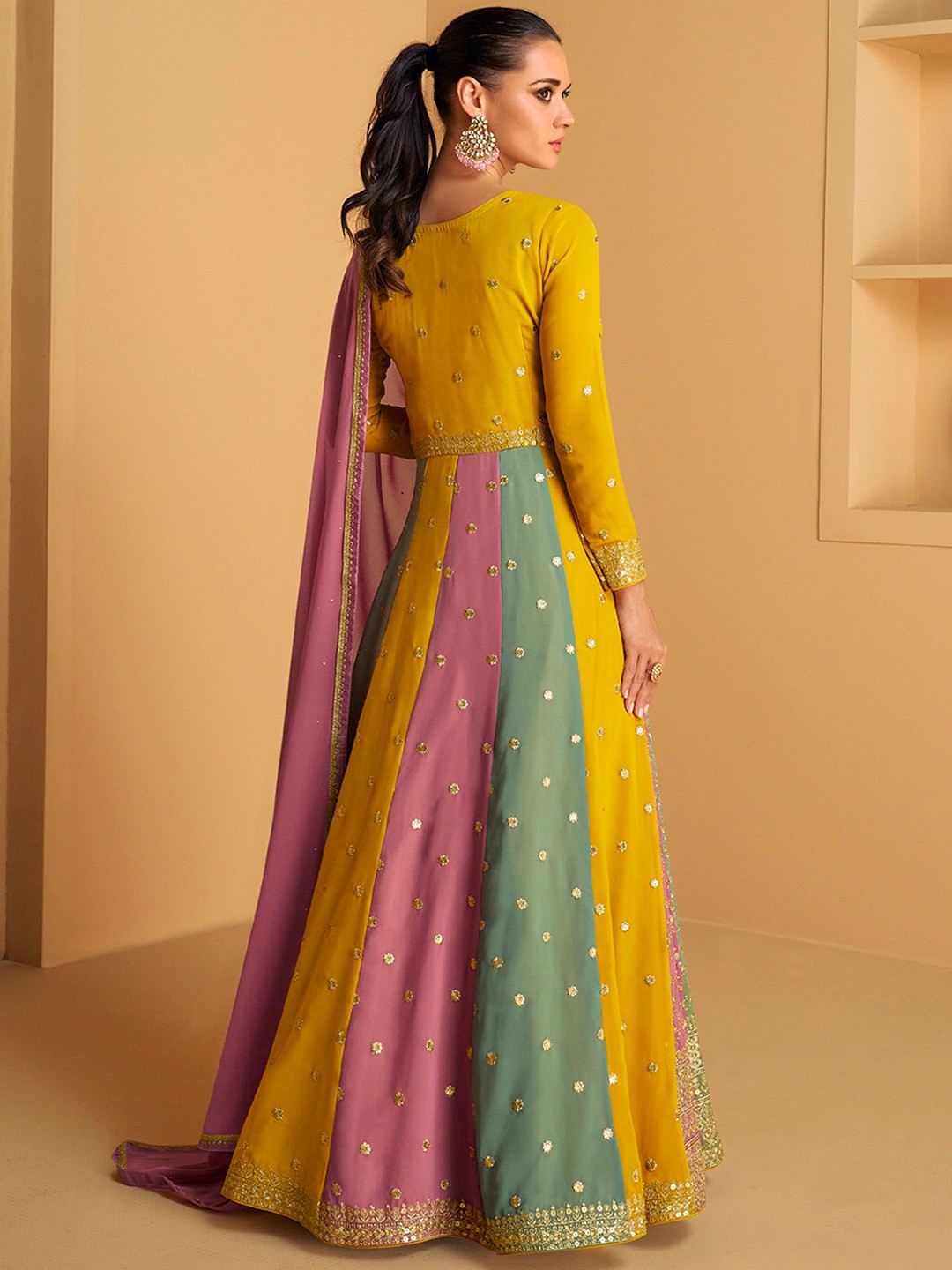 Embroidered Gown
