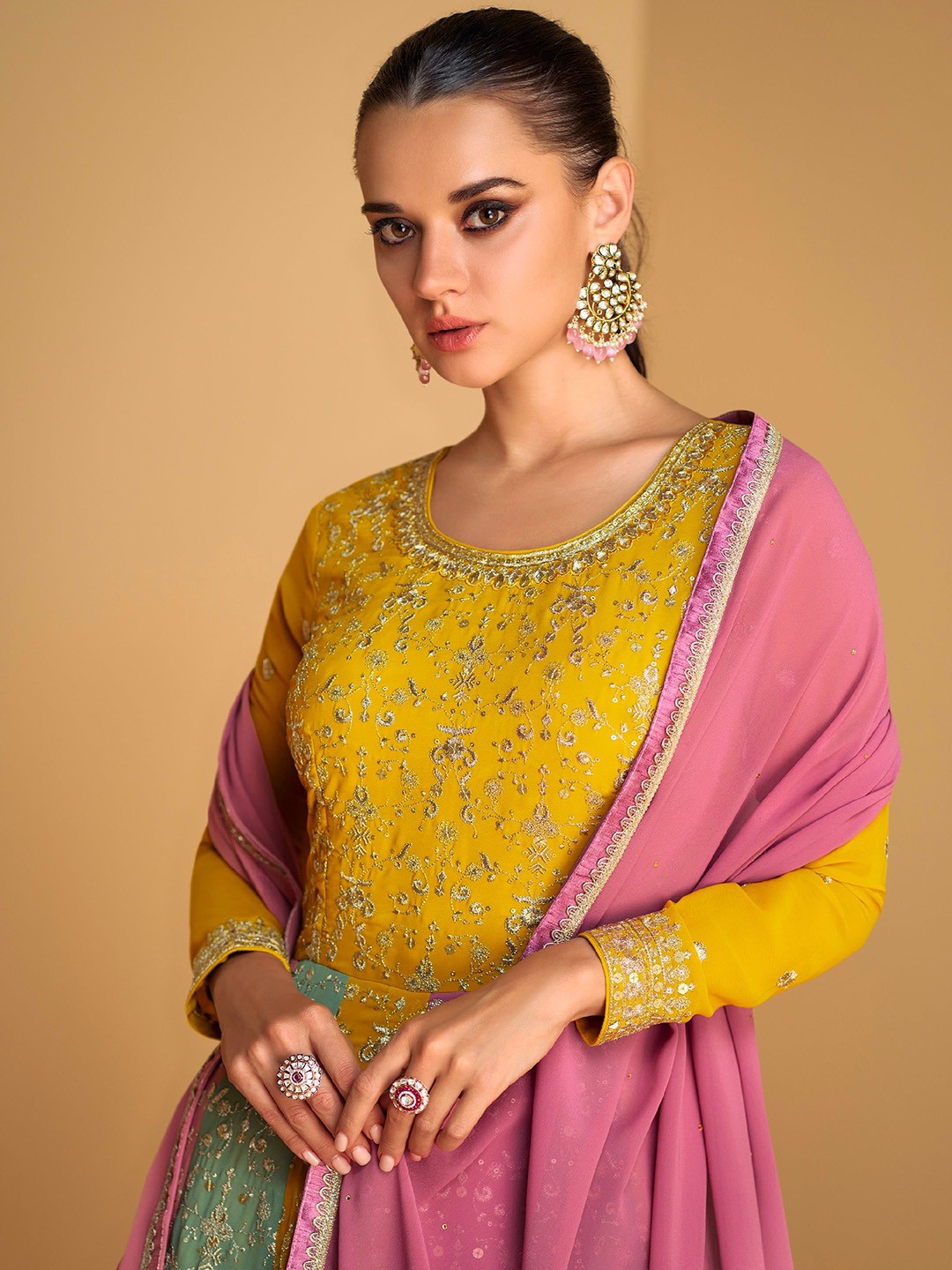Embroidered Gown