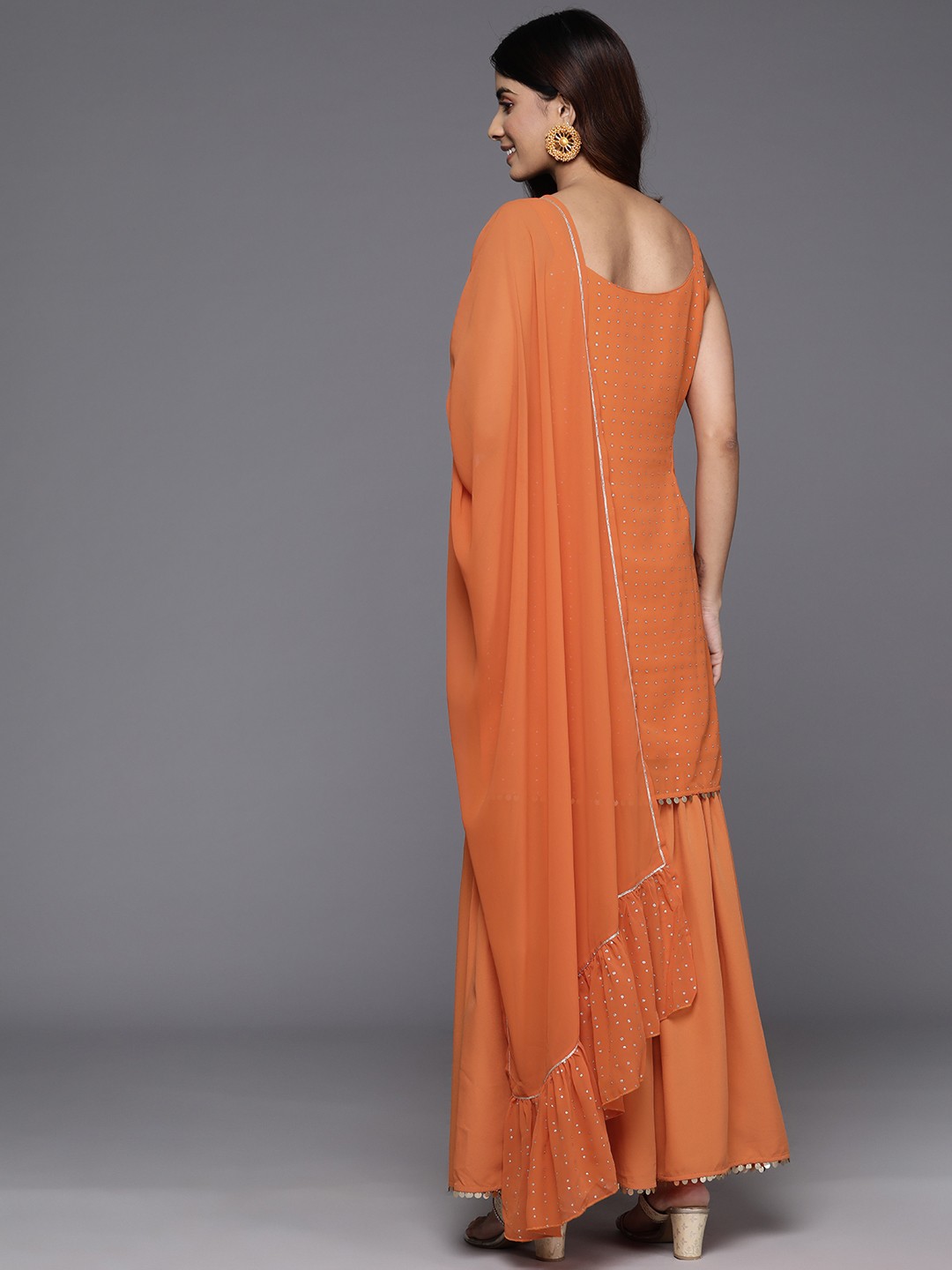 Printed Gotta Patti Sharara Set With Dupatta