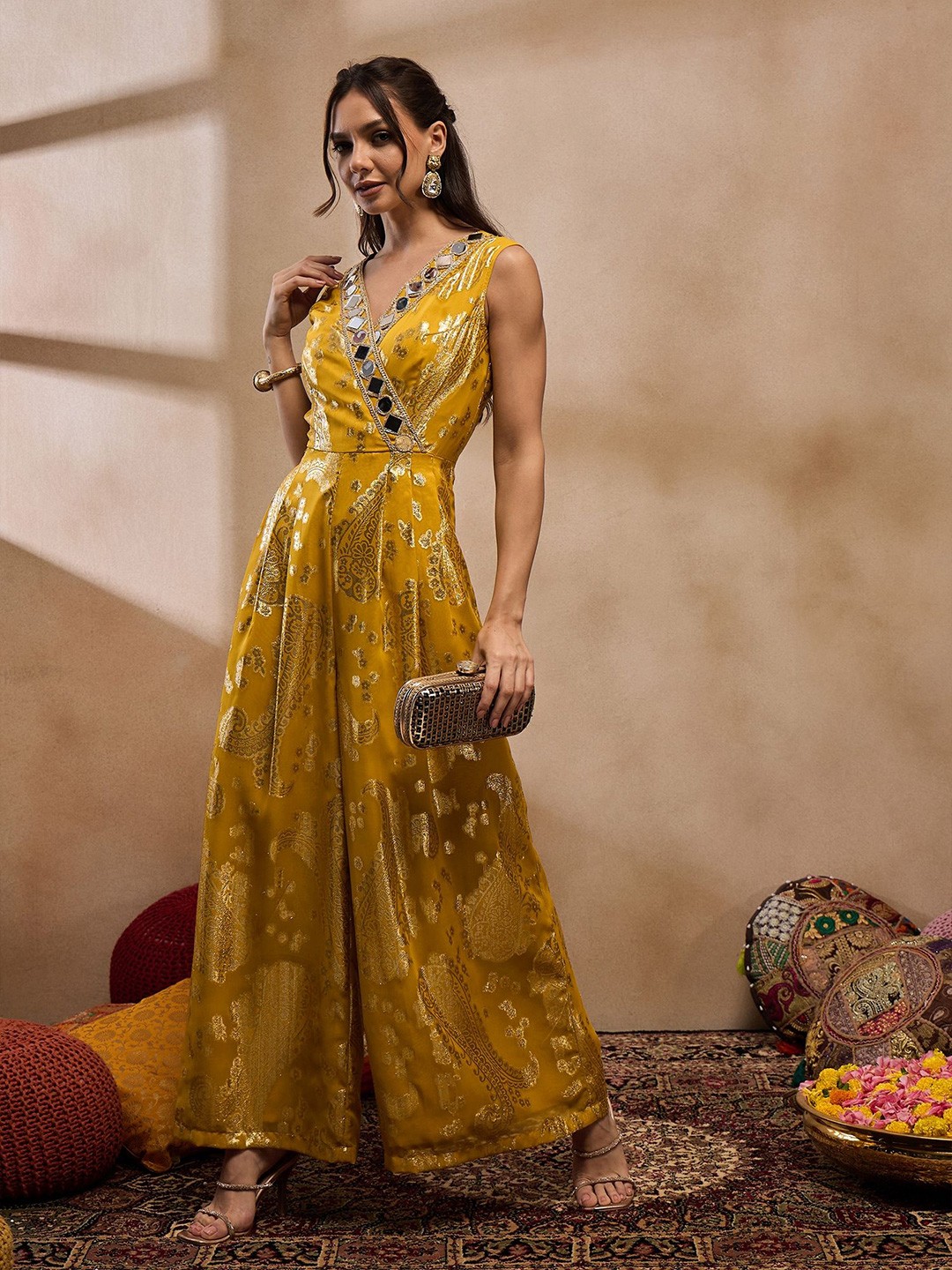 Jumpsuit with Embellishments
