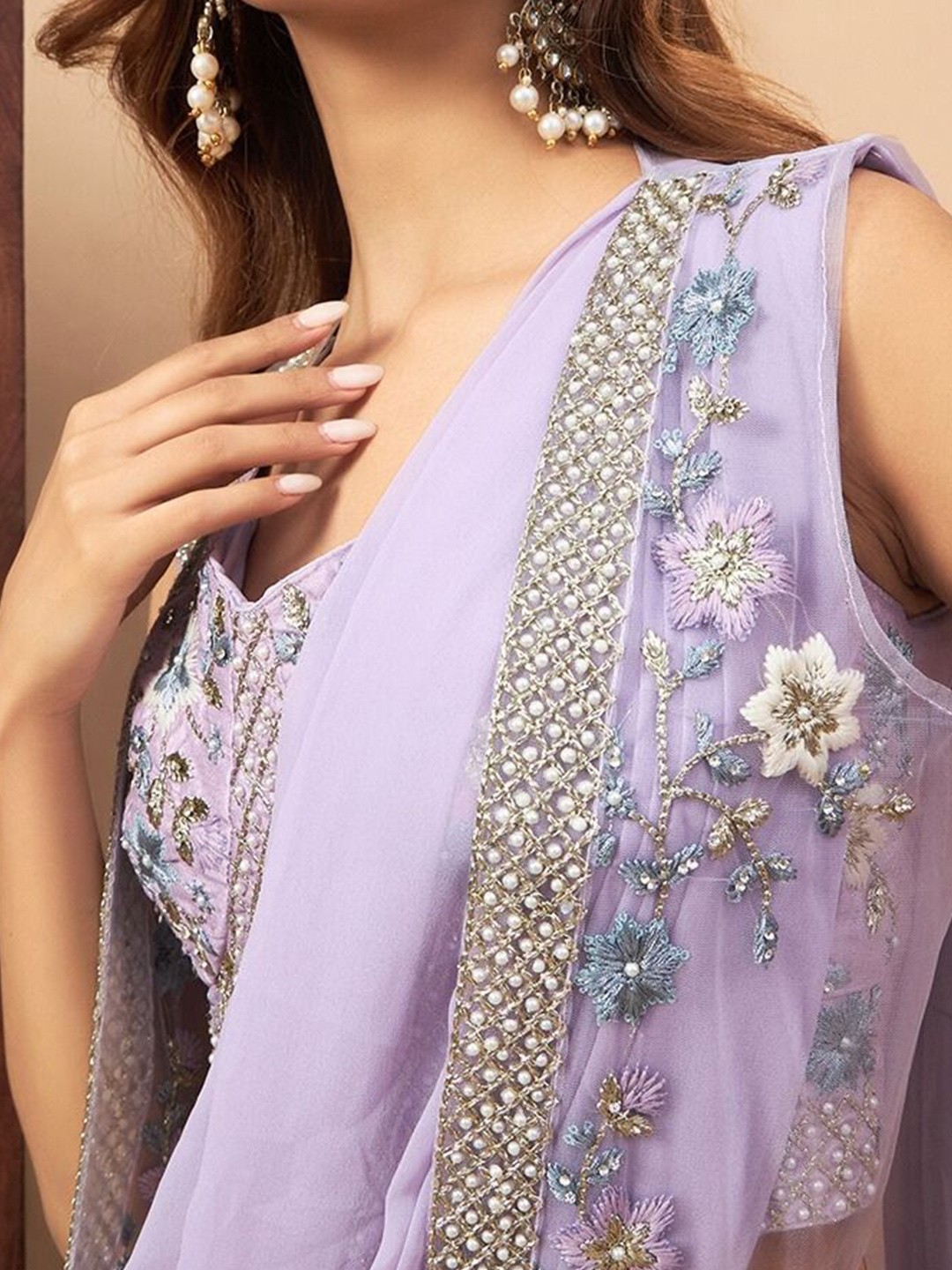 Embellished Lehenga Choli With Dupatta & Jacket