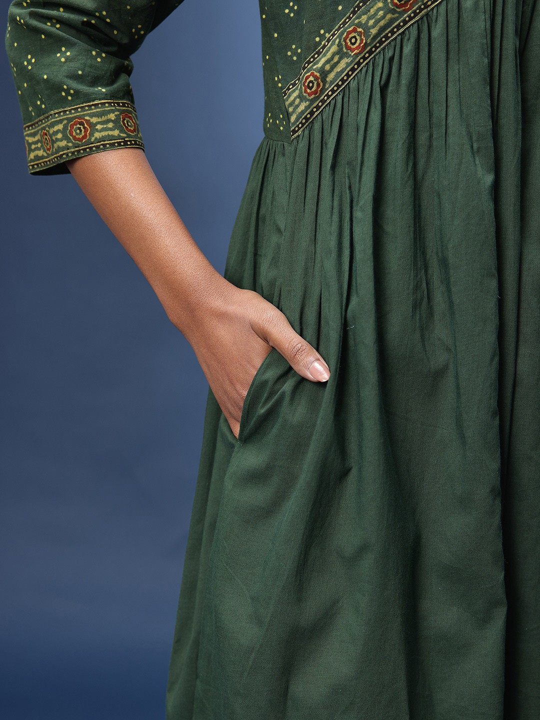 Ajrakh Empire Dress