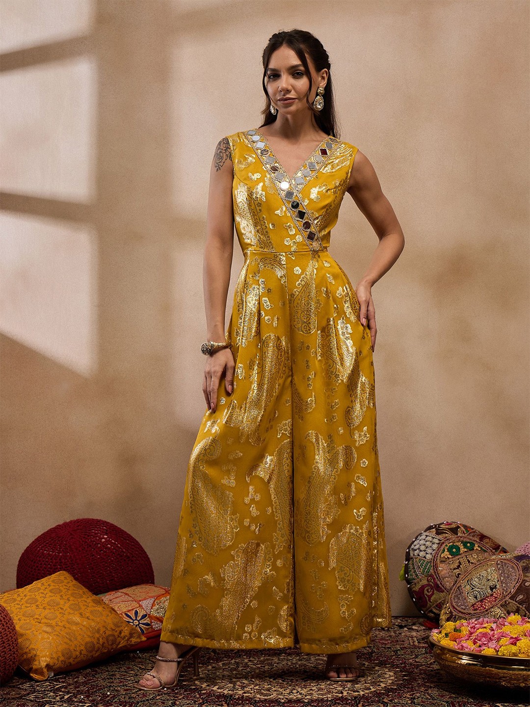 Jumpsuit with Embellishments