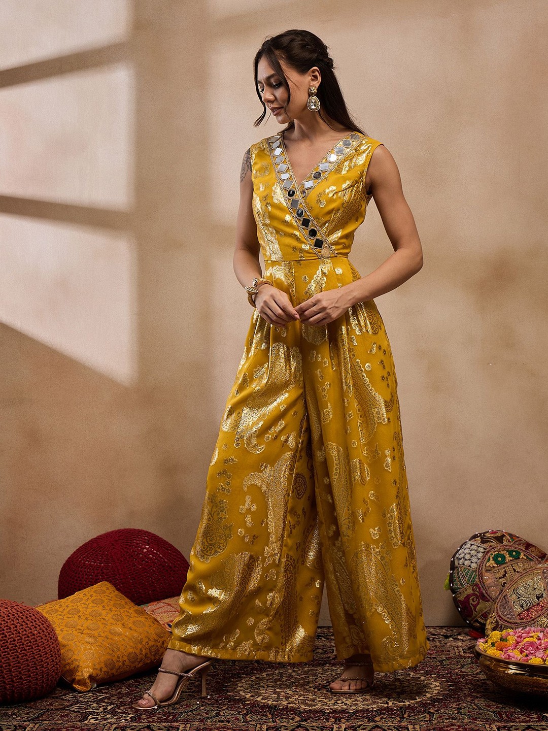 Jumpsuit with Embellishments