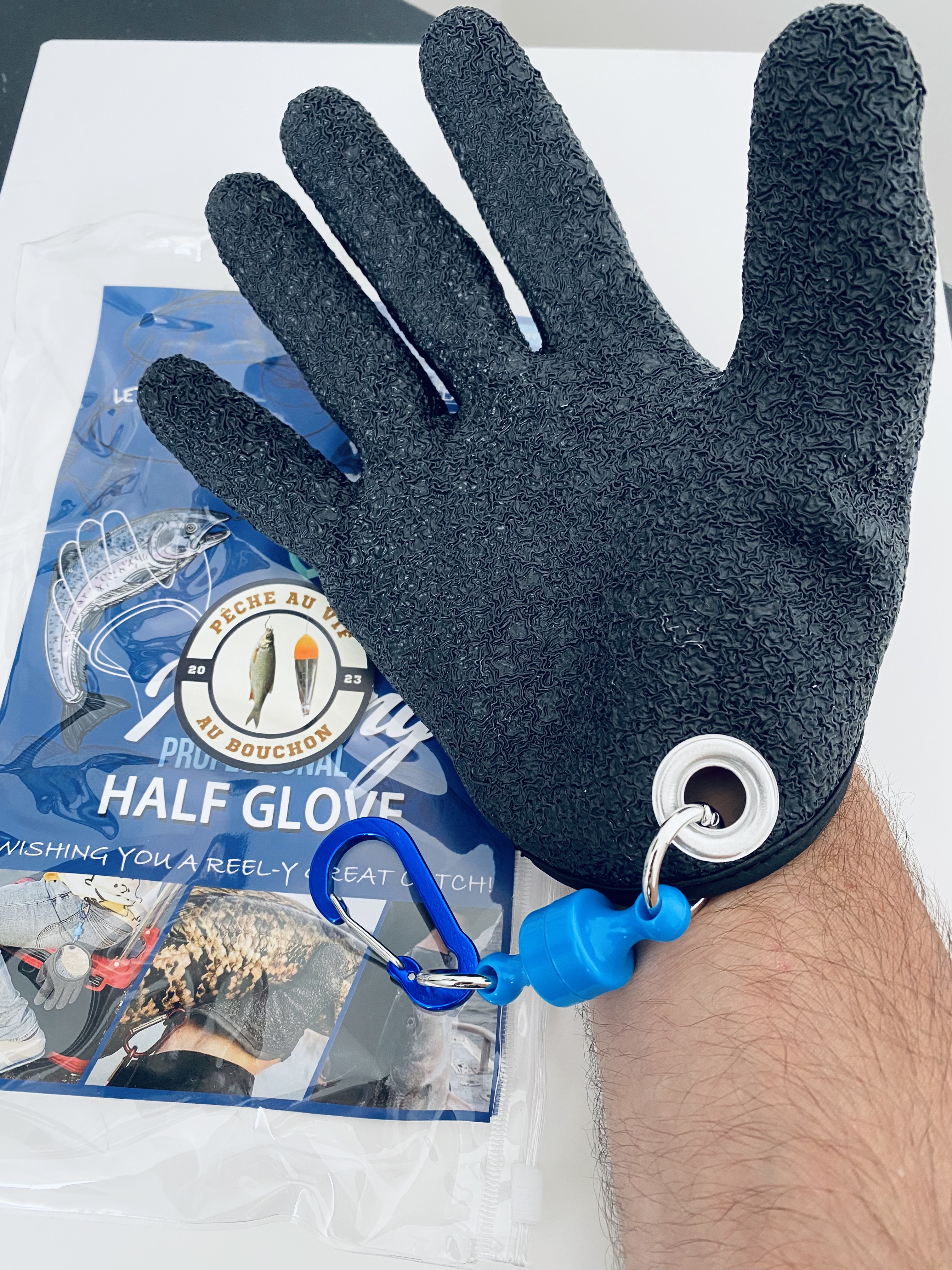 Gant de Pêche Grip Anti-Coupure 