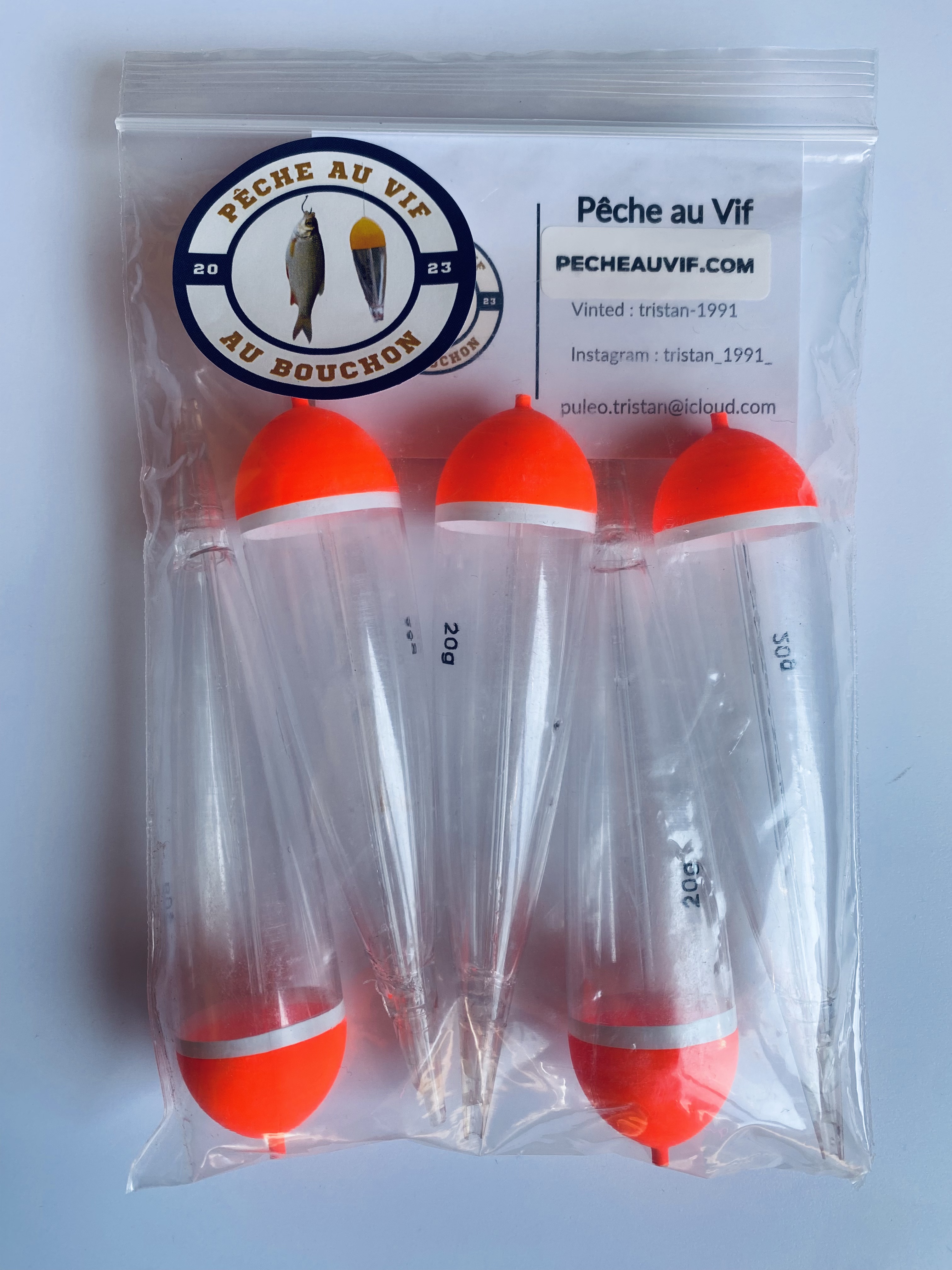 Bouchon Coulissant Pêche au Vif 20 g