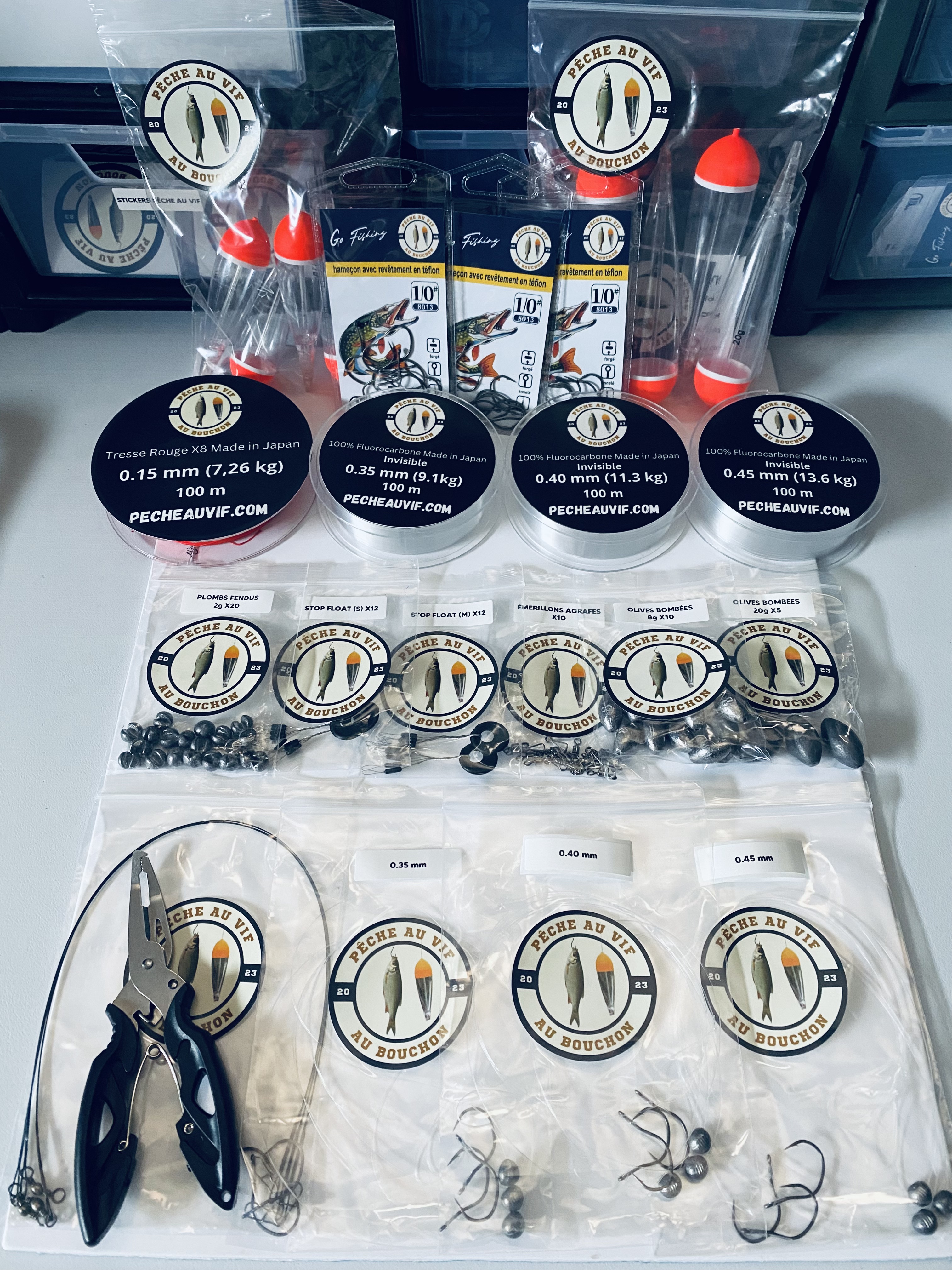 🎣 Packs Montage Pêche au Vif 