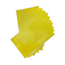 Plaque engluée jaune 2 faces 25×40 cm