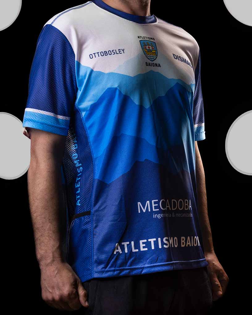 Camiseta competir Club Atletismo Baiona