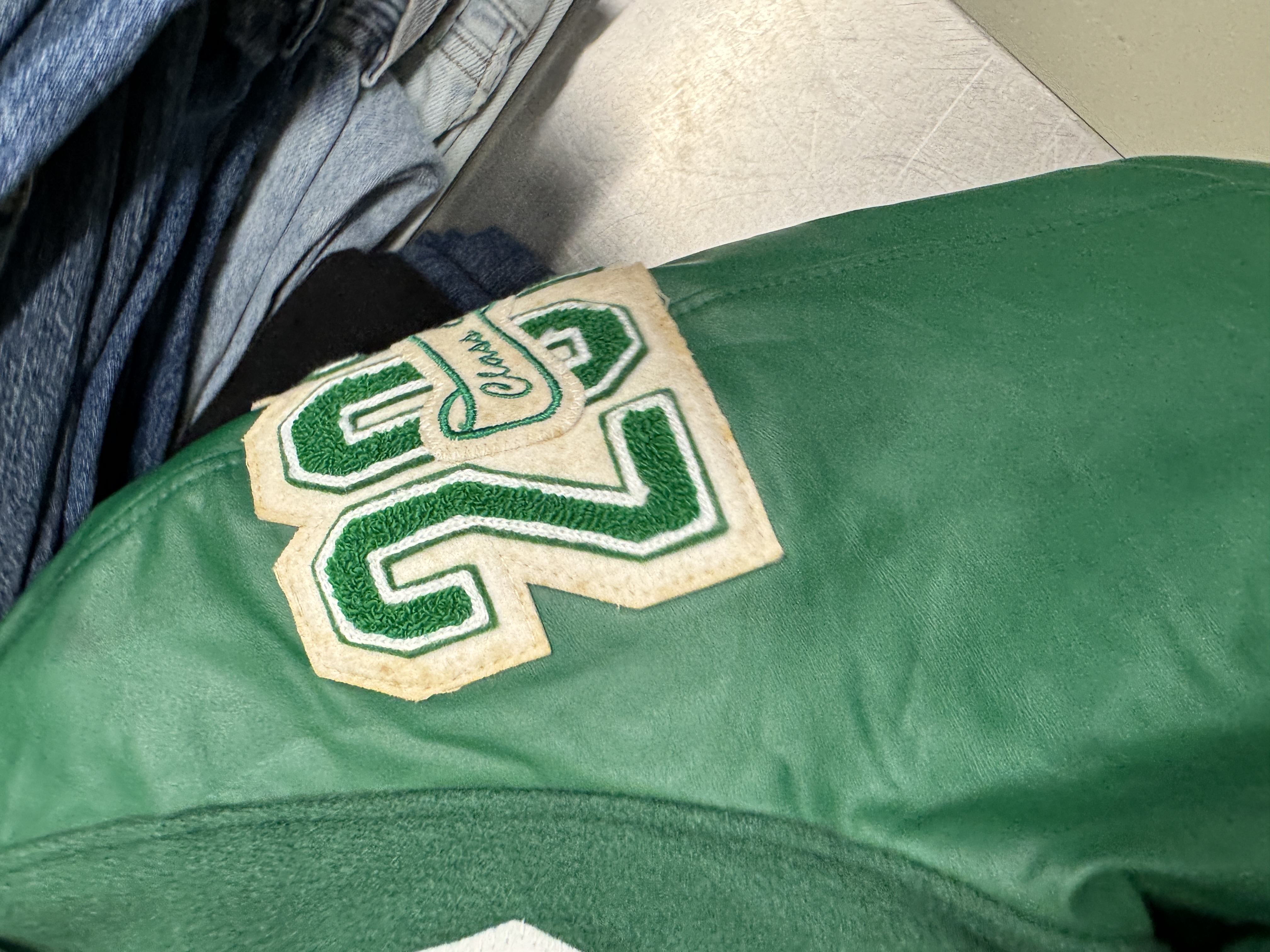 Giacca college americana 80's