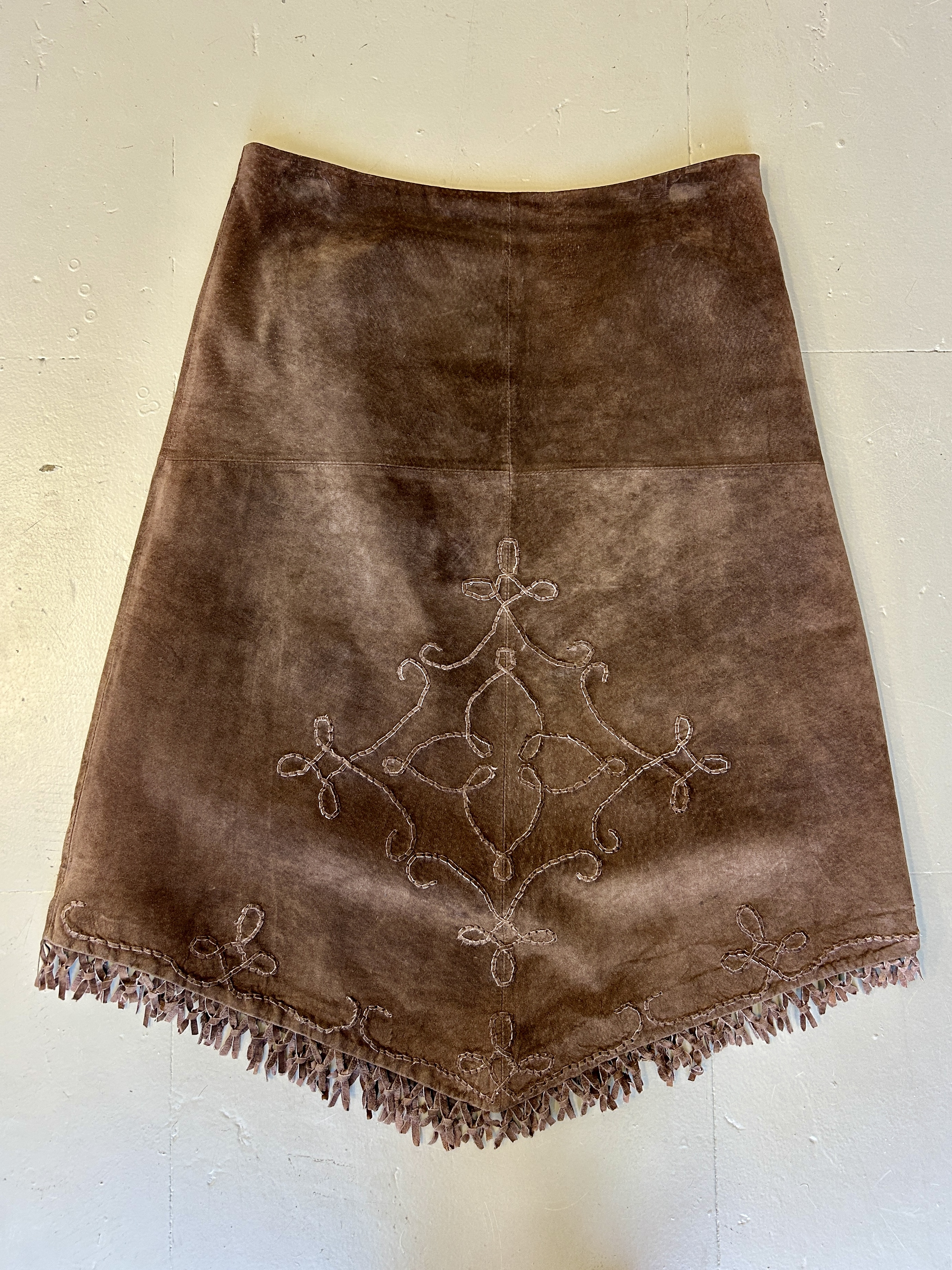 Gonna in suede Taglia L
