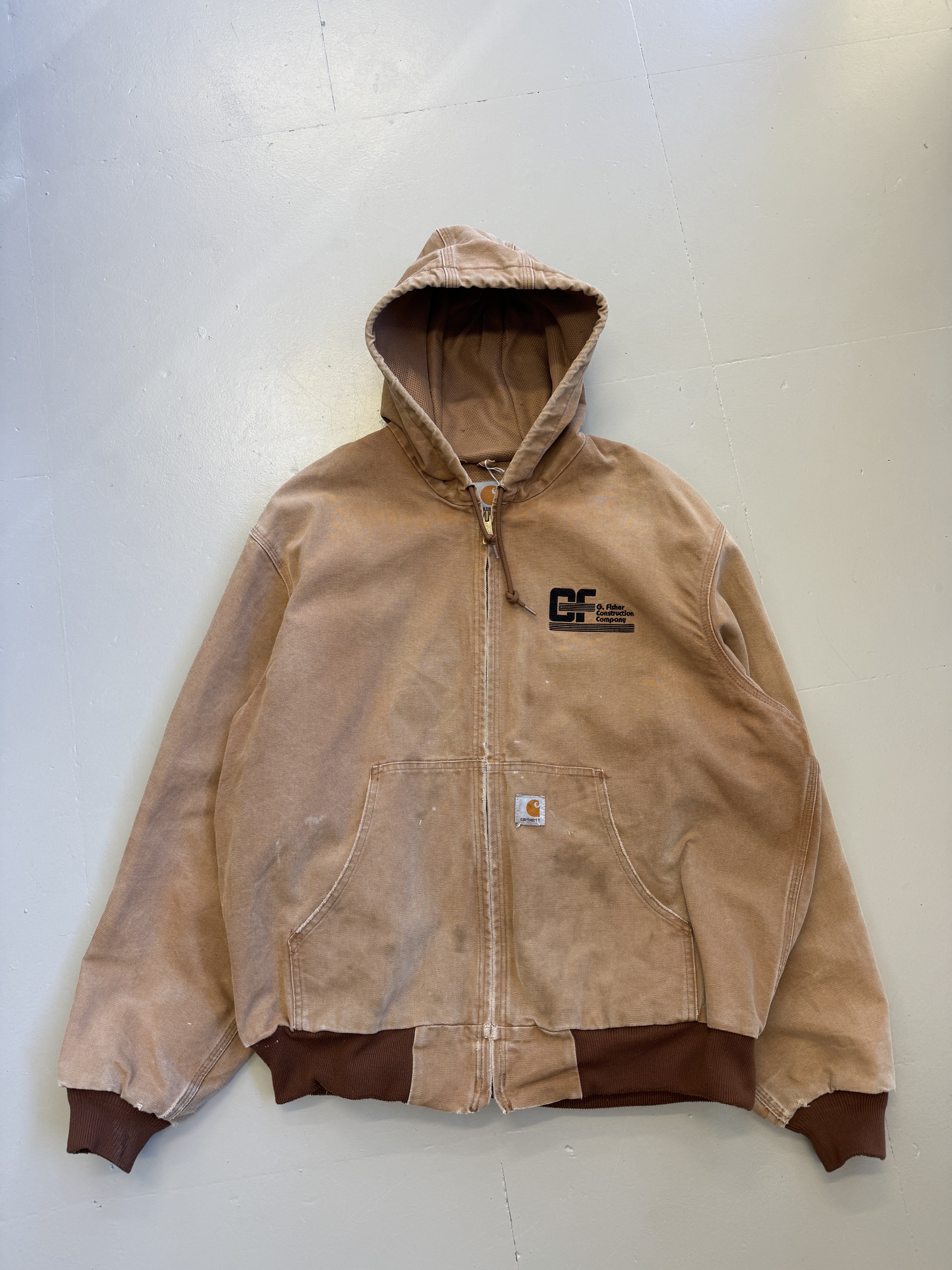 Carhartt Active Brown Hooded Jacket