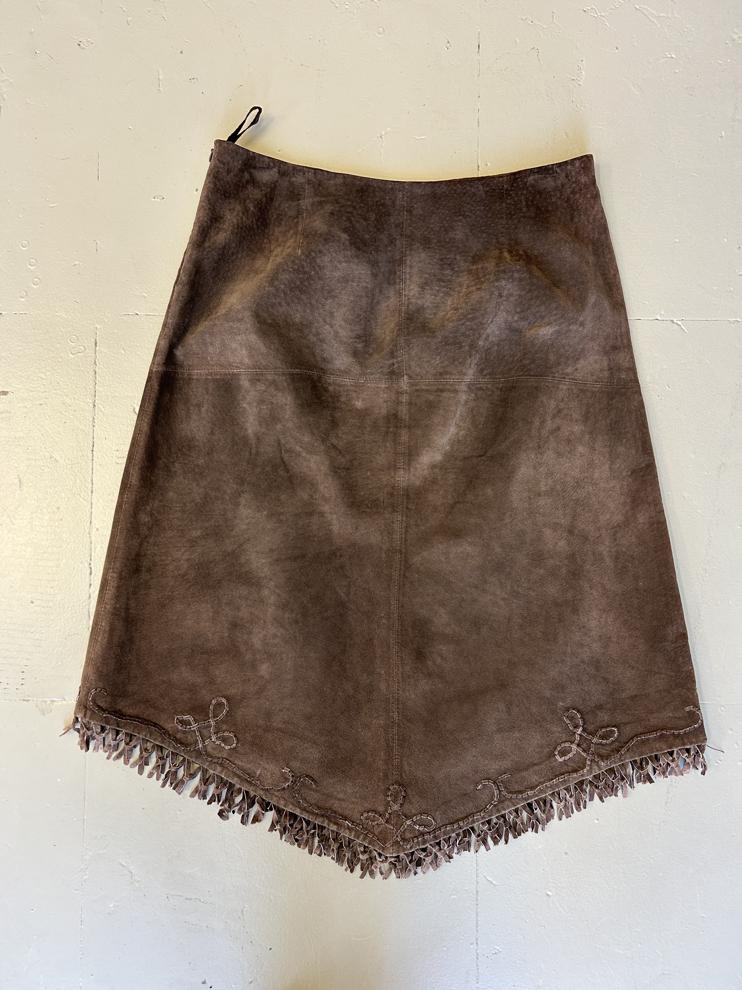Gonna in suede Taglia L