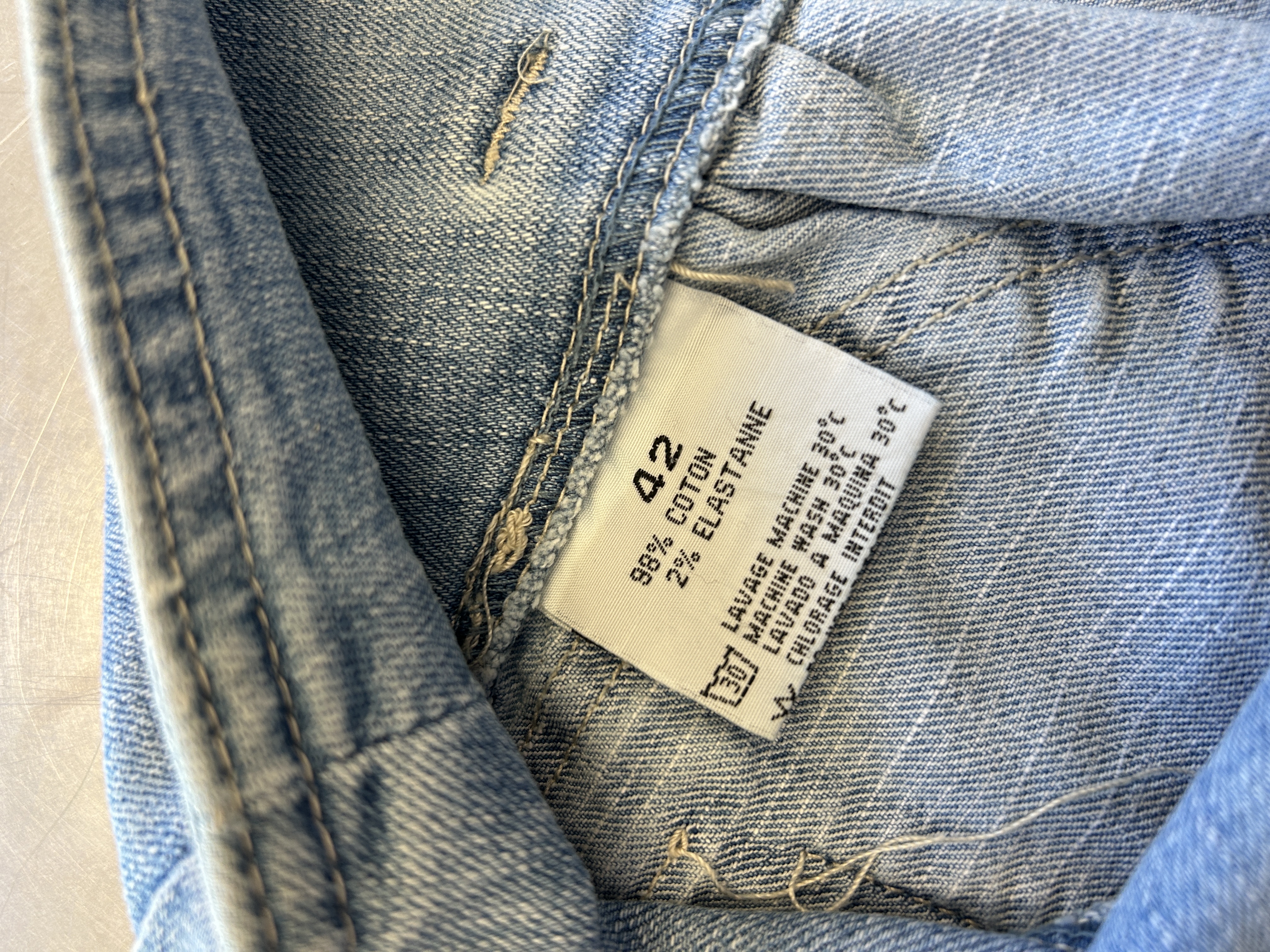 Minigonna in denim y2k 