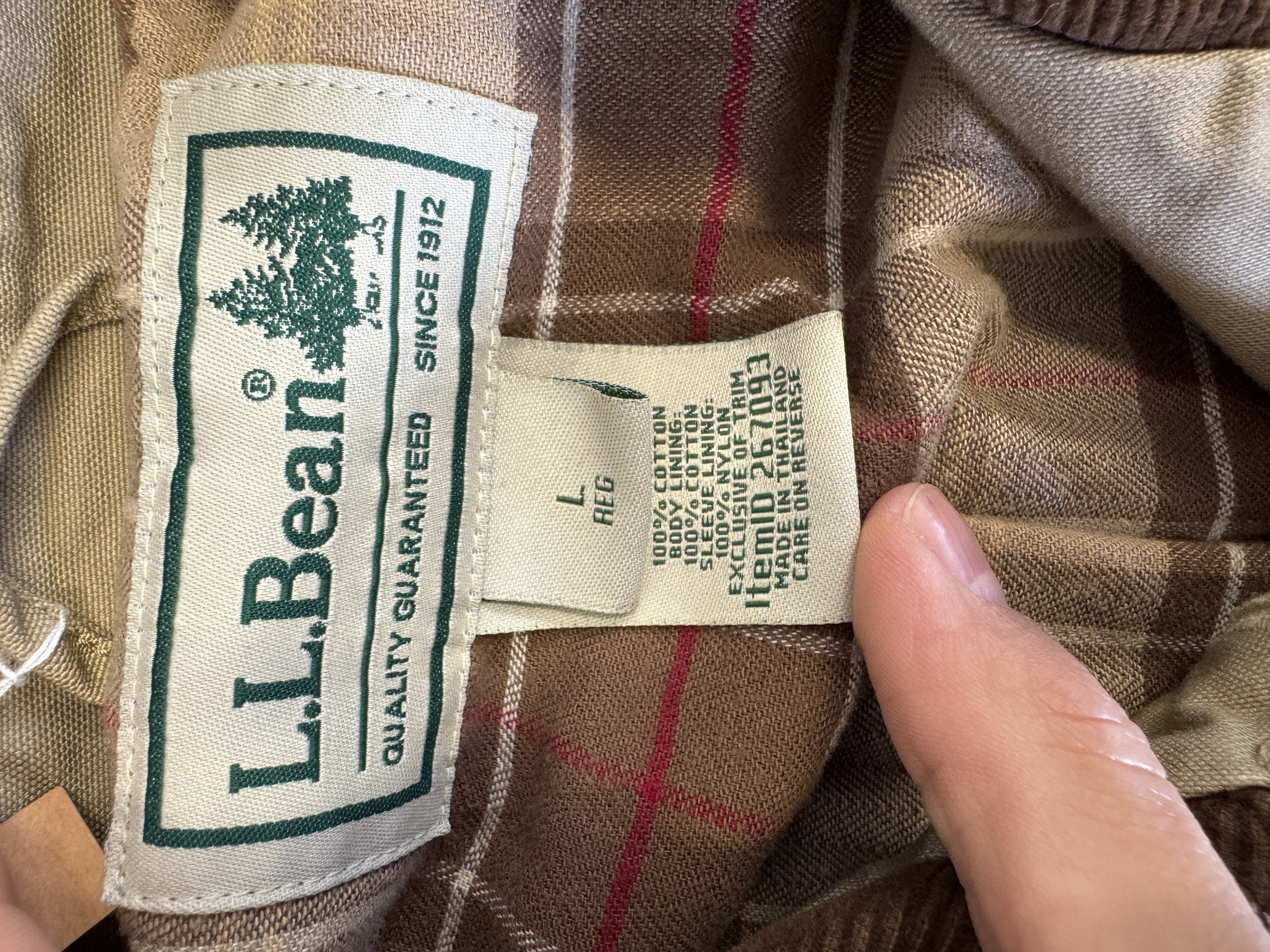 LL bean women's Beige Jacket