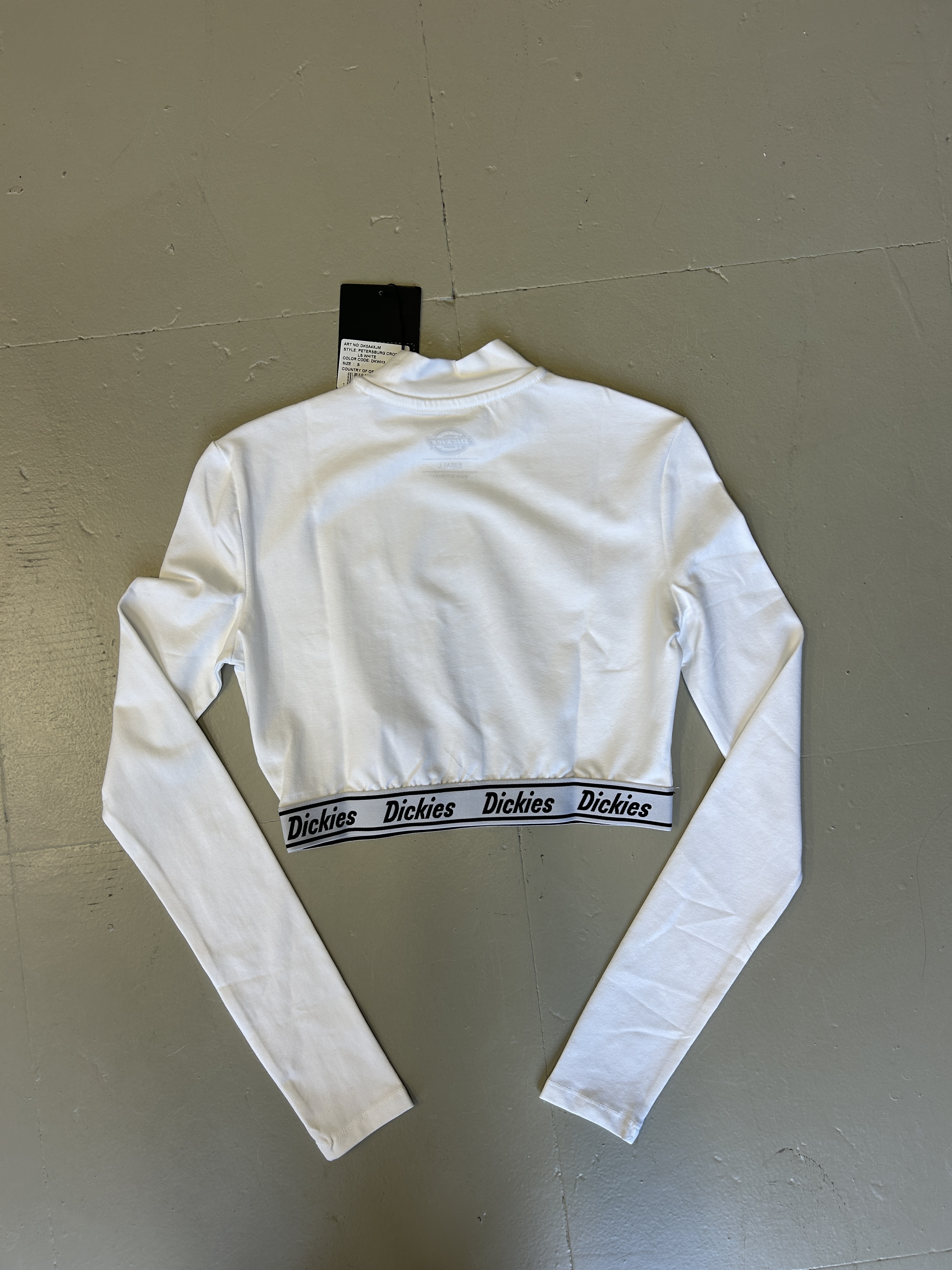 Dickies Long Sleeve Crop Top