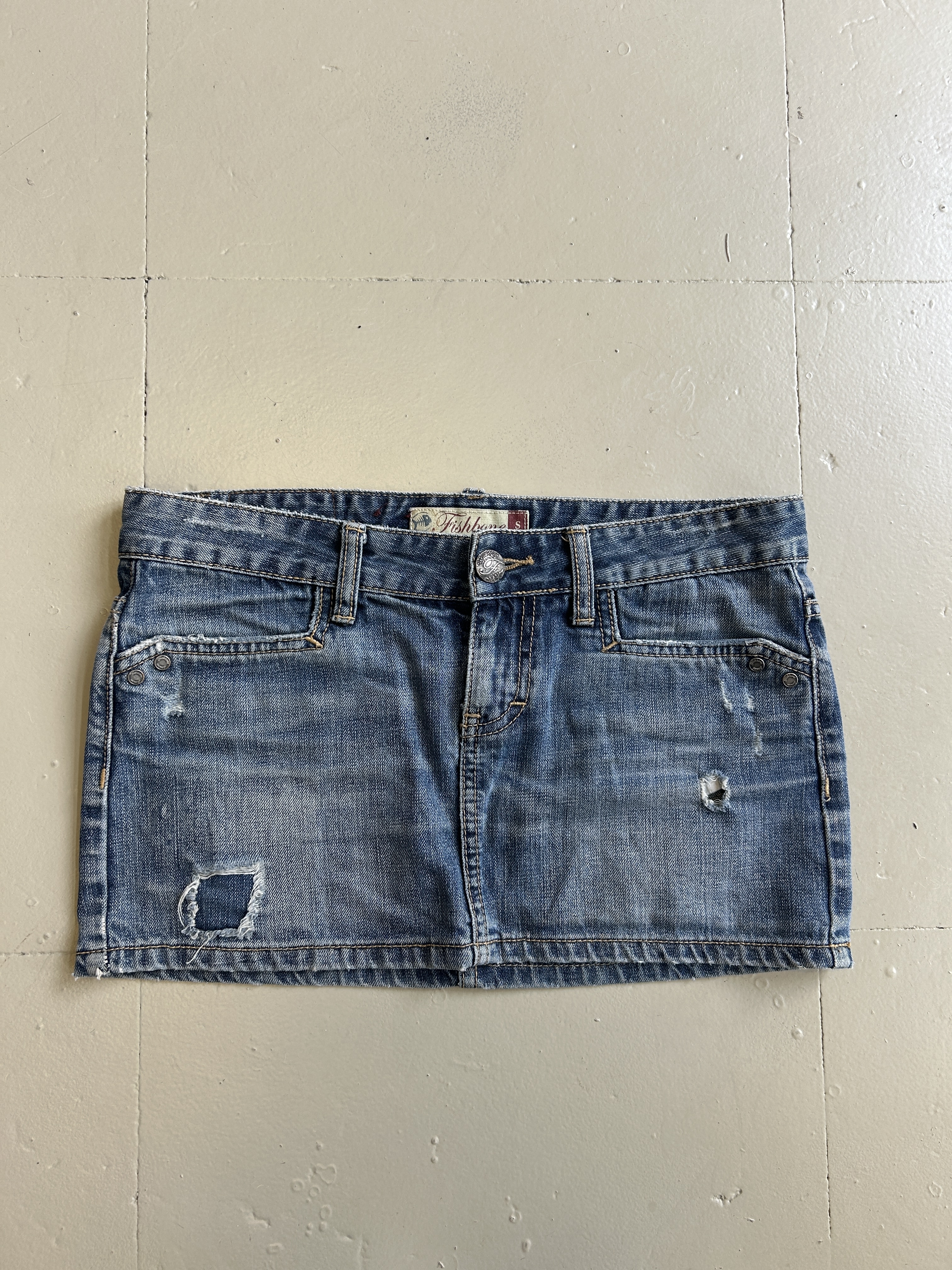 Denim Mini Skirt Taglia S