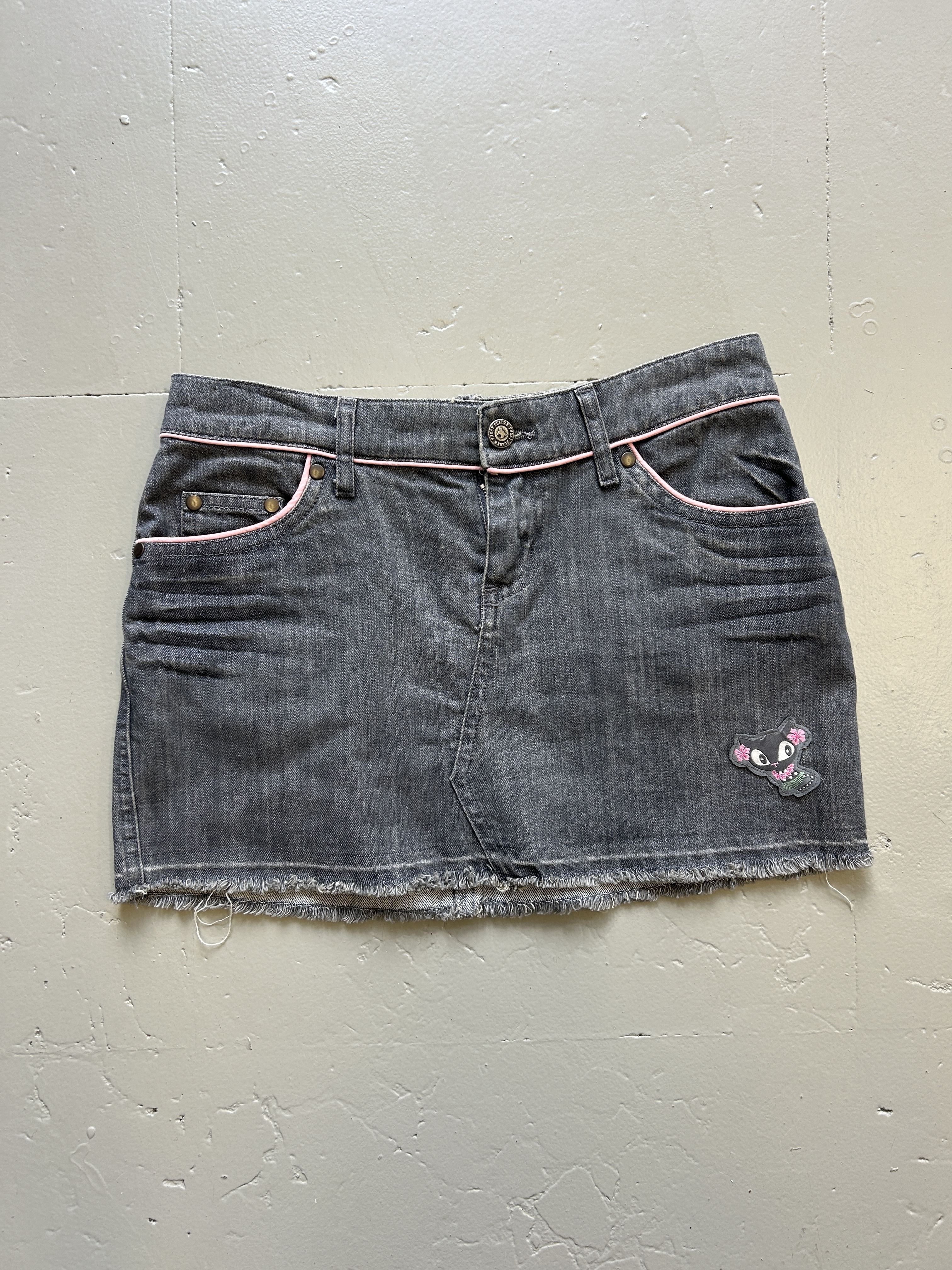 Denim Mini Skirt
