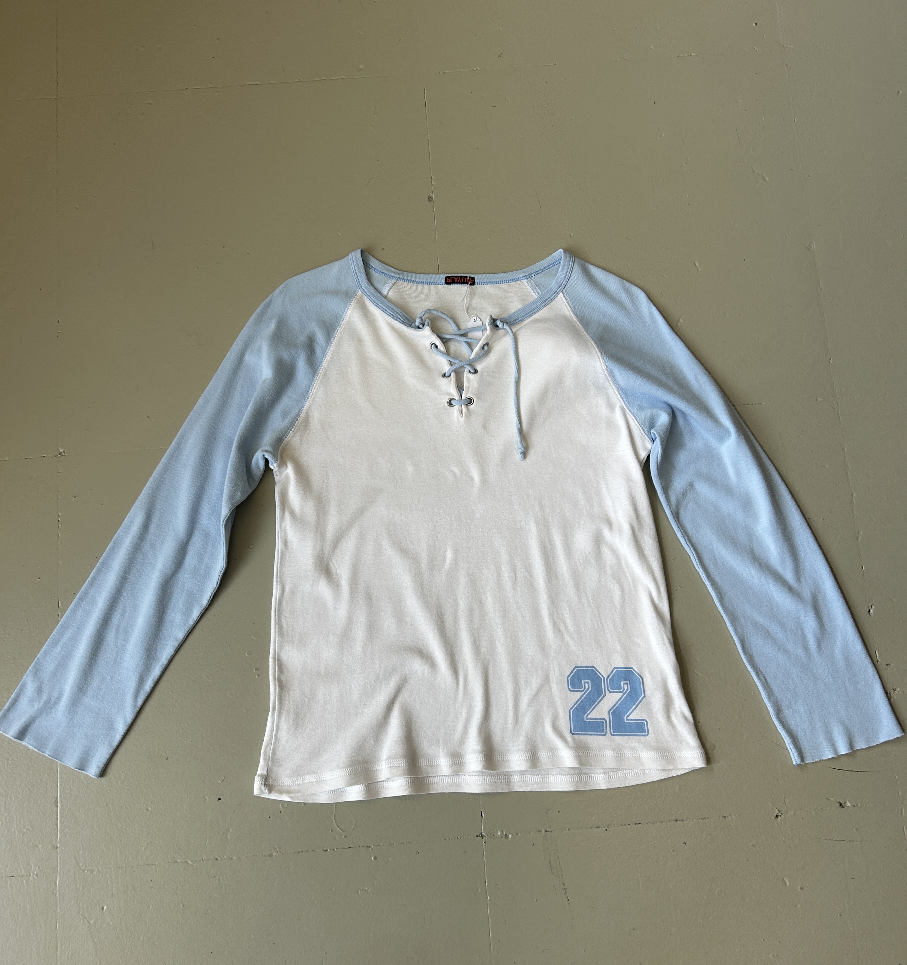 Long Sleeve Lace-Up Shirt