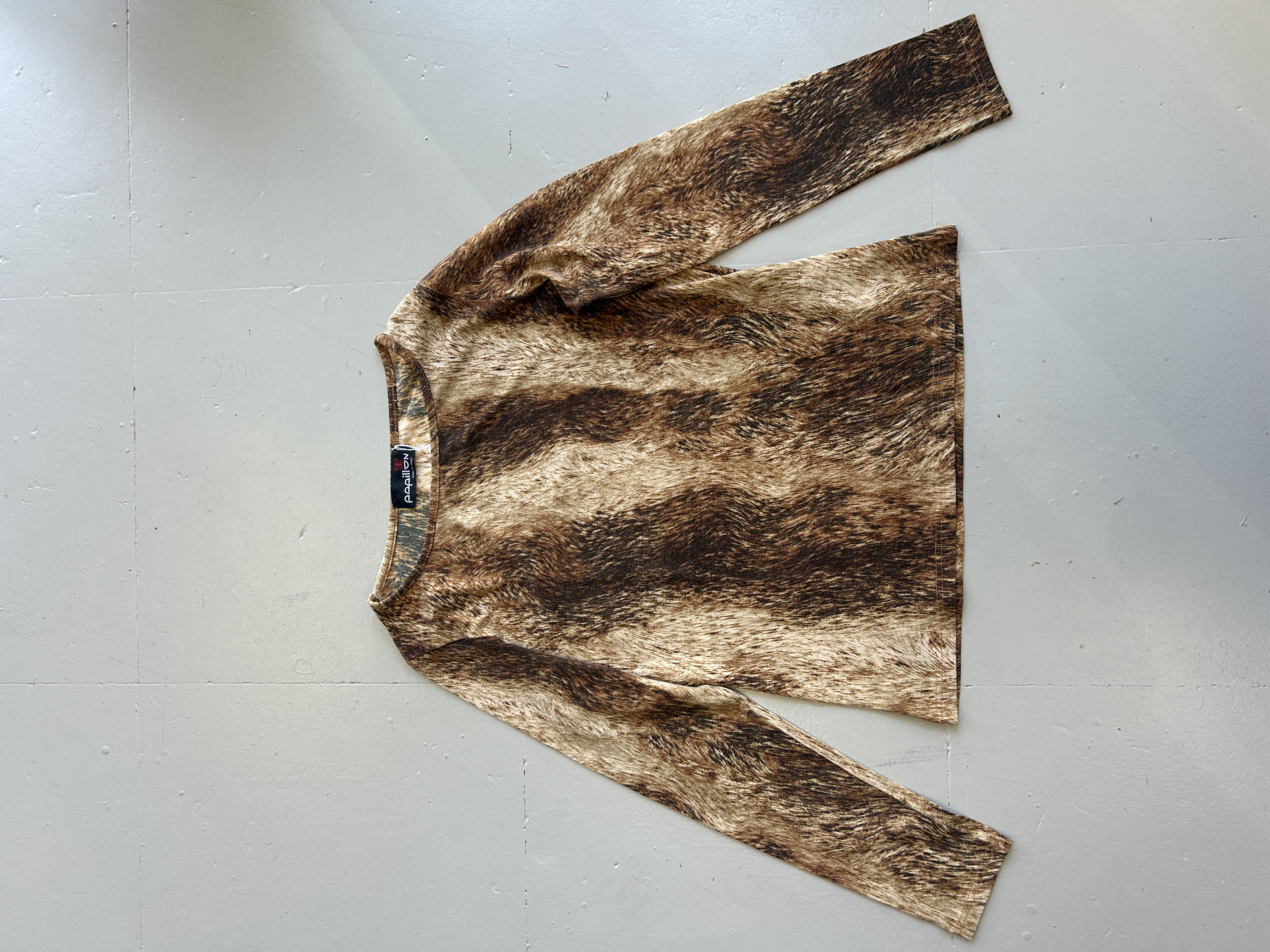 Brown Patterned Sweater Tg M