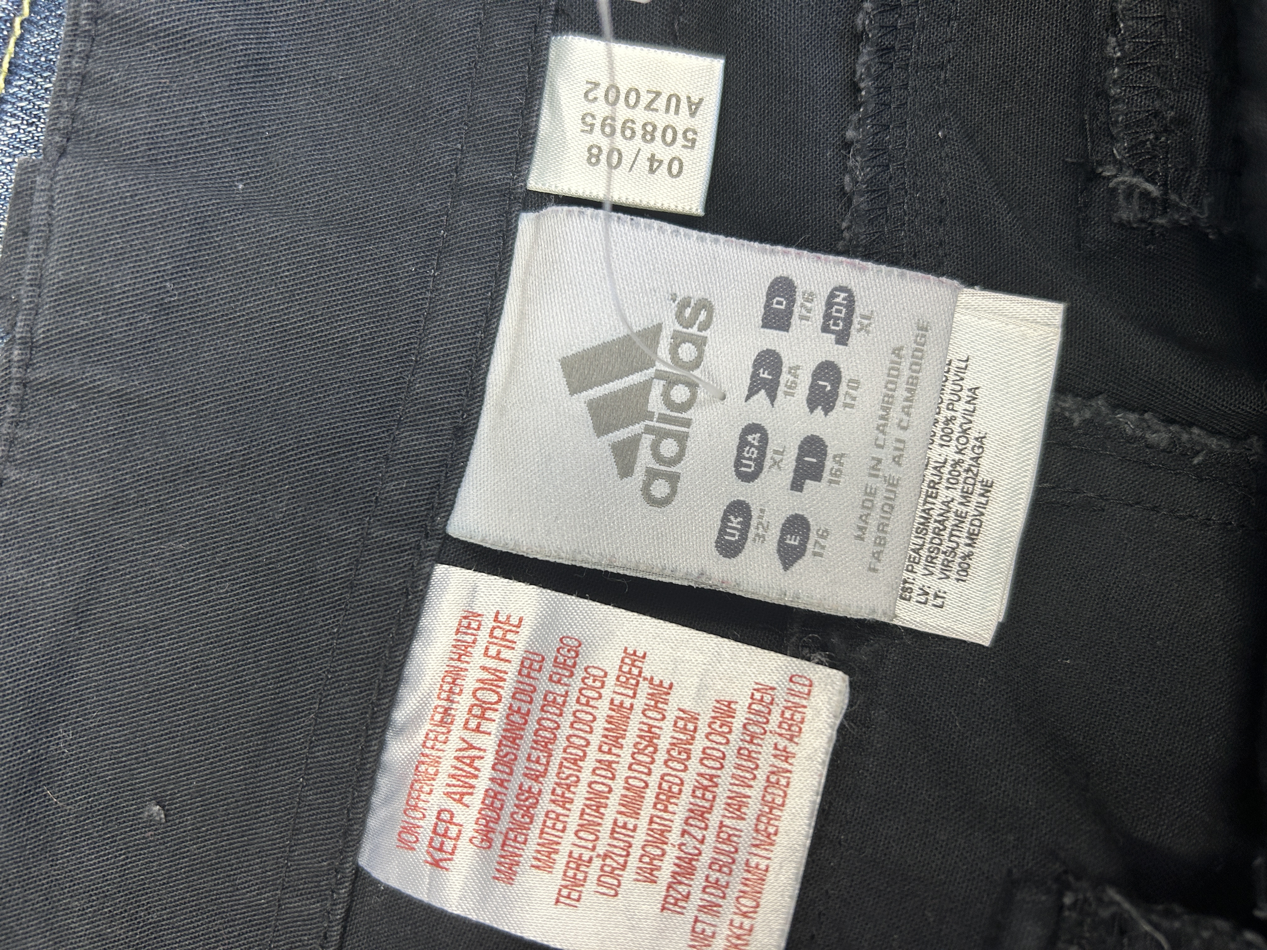 Black Adidas Pants taglia L/XL