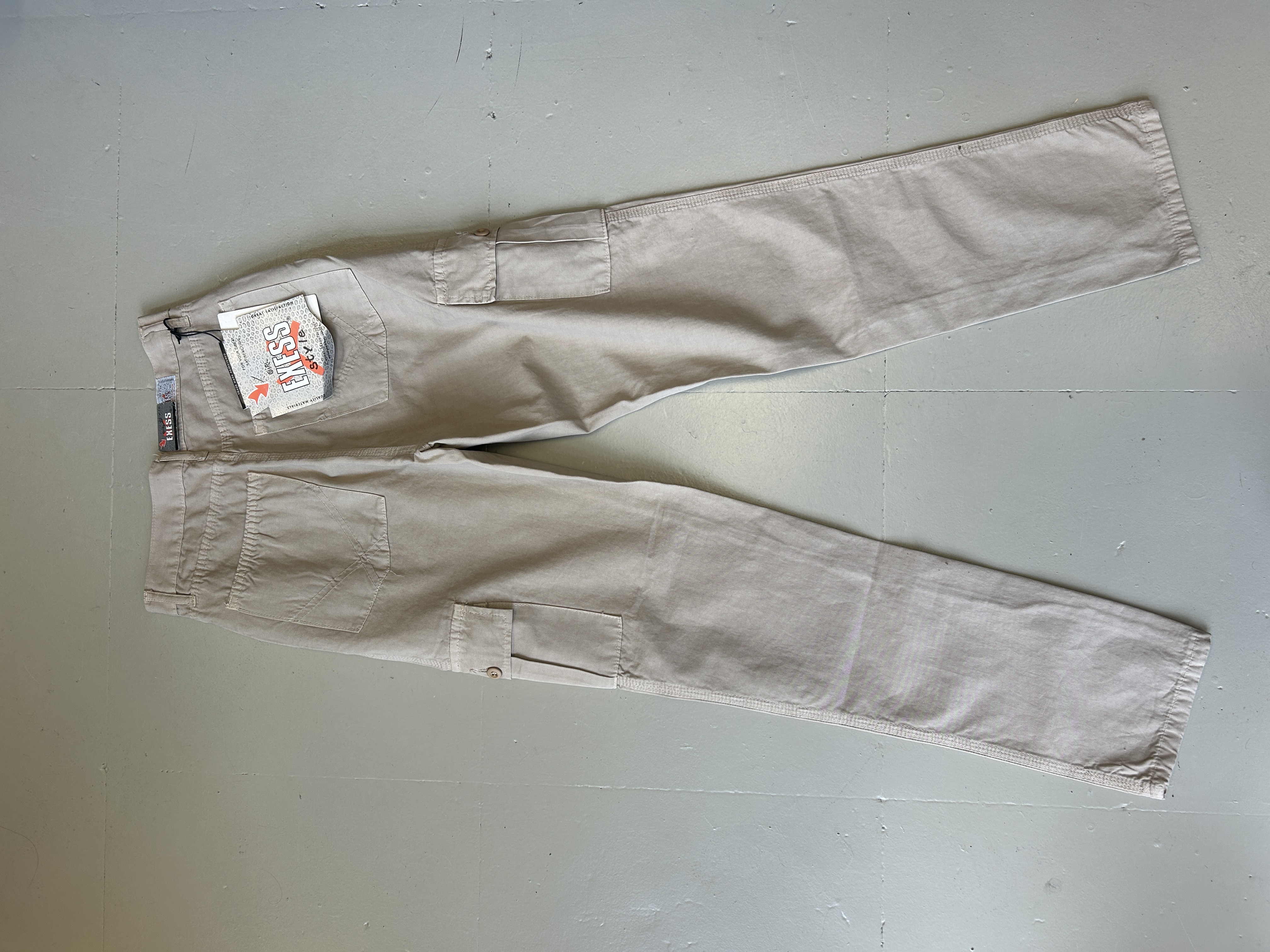 Beige Cargo Pants Taglia XS