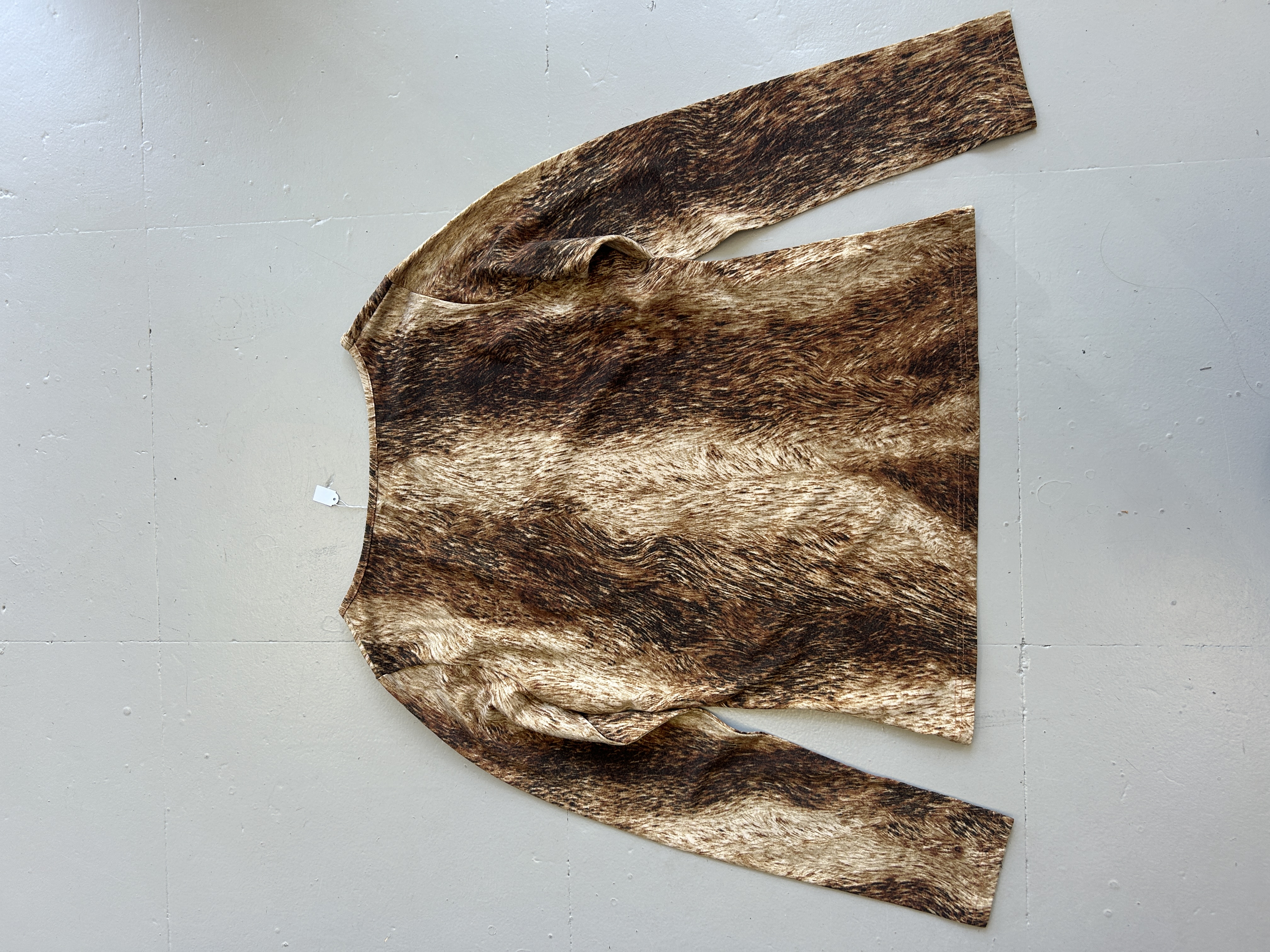 Brown Patterned Sweater Tg M