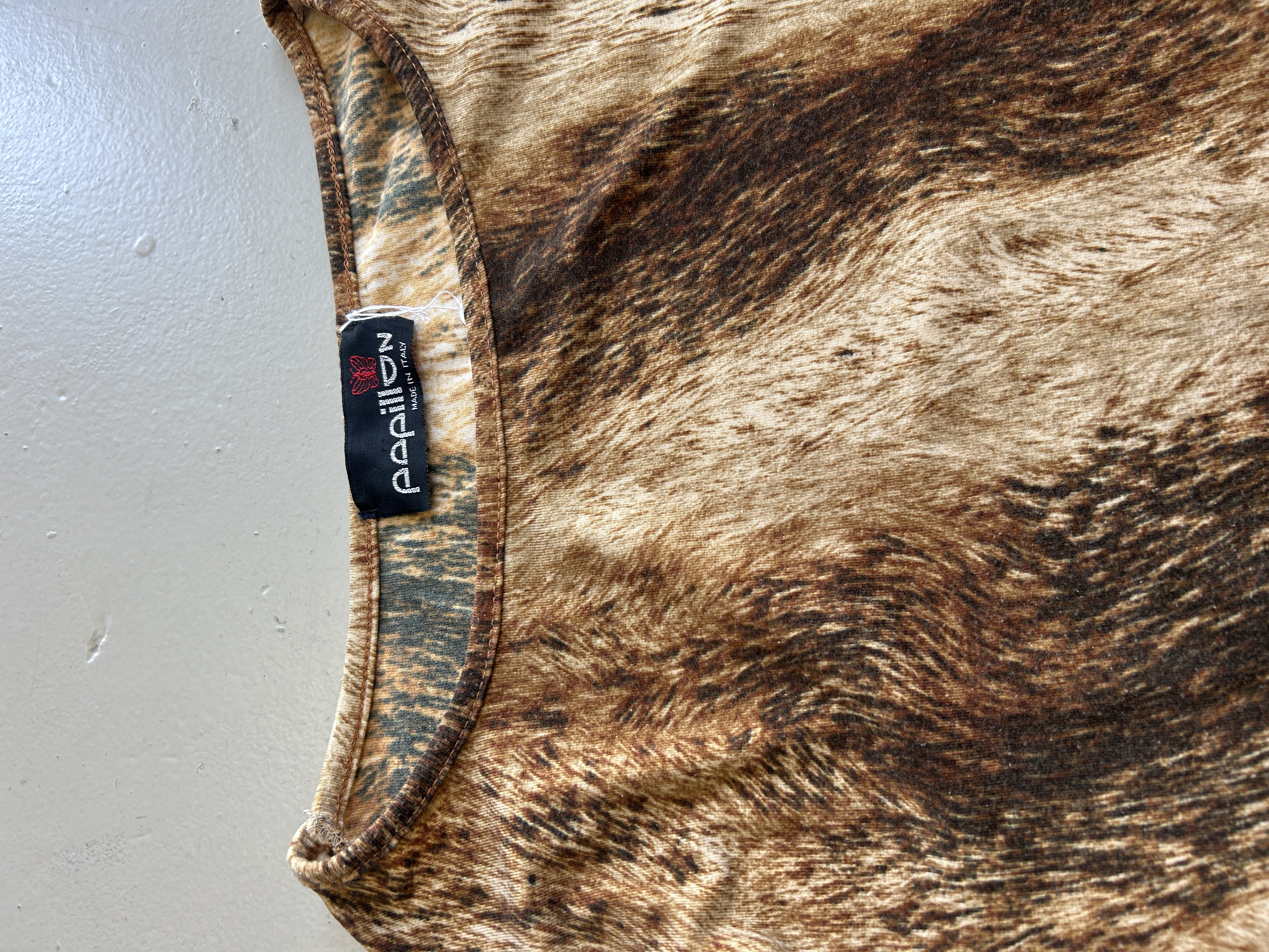Brown Patterned Sweater Tg M