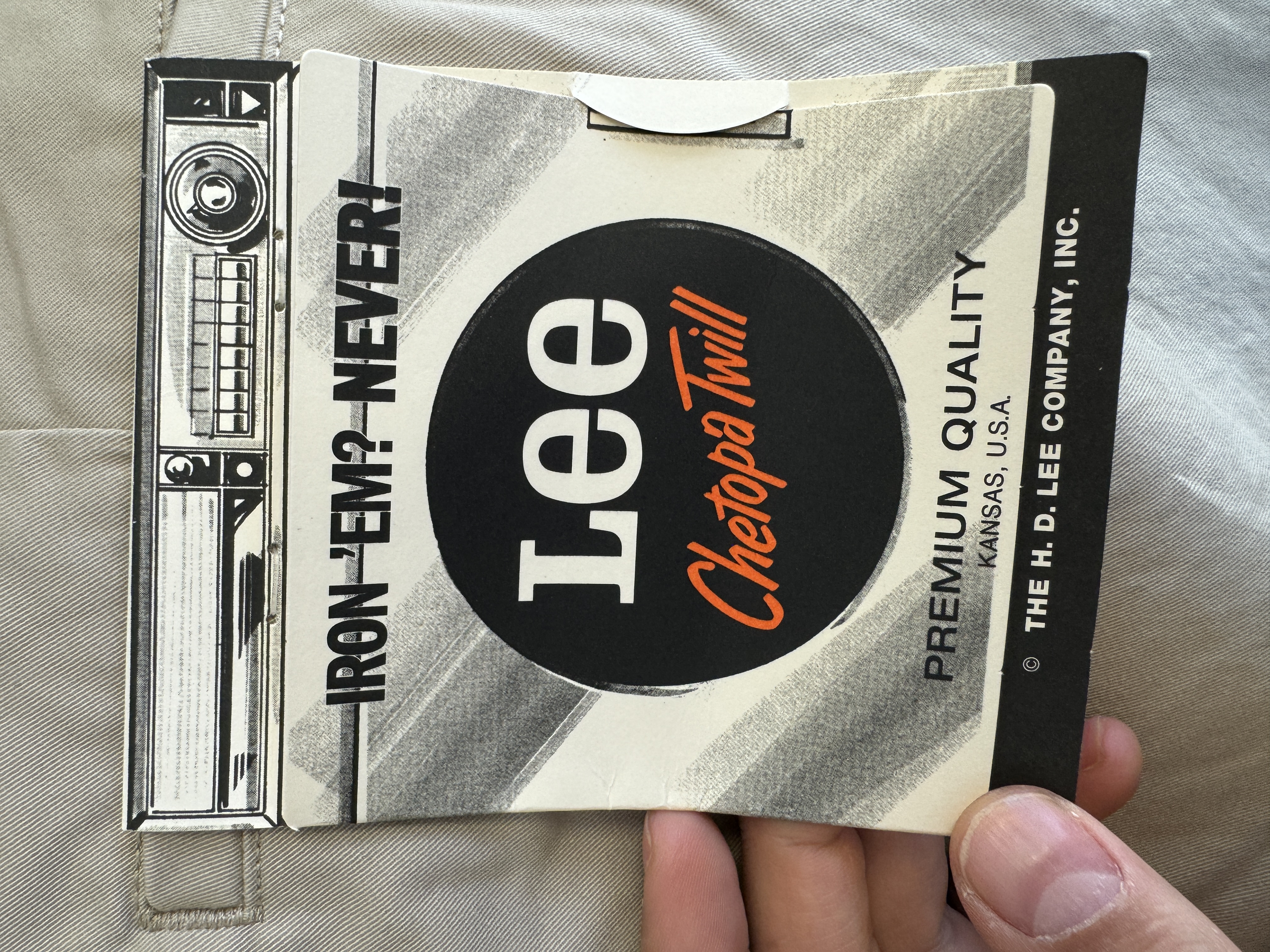 Lee Beige Pants Baggy fit