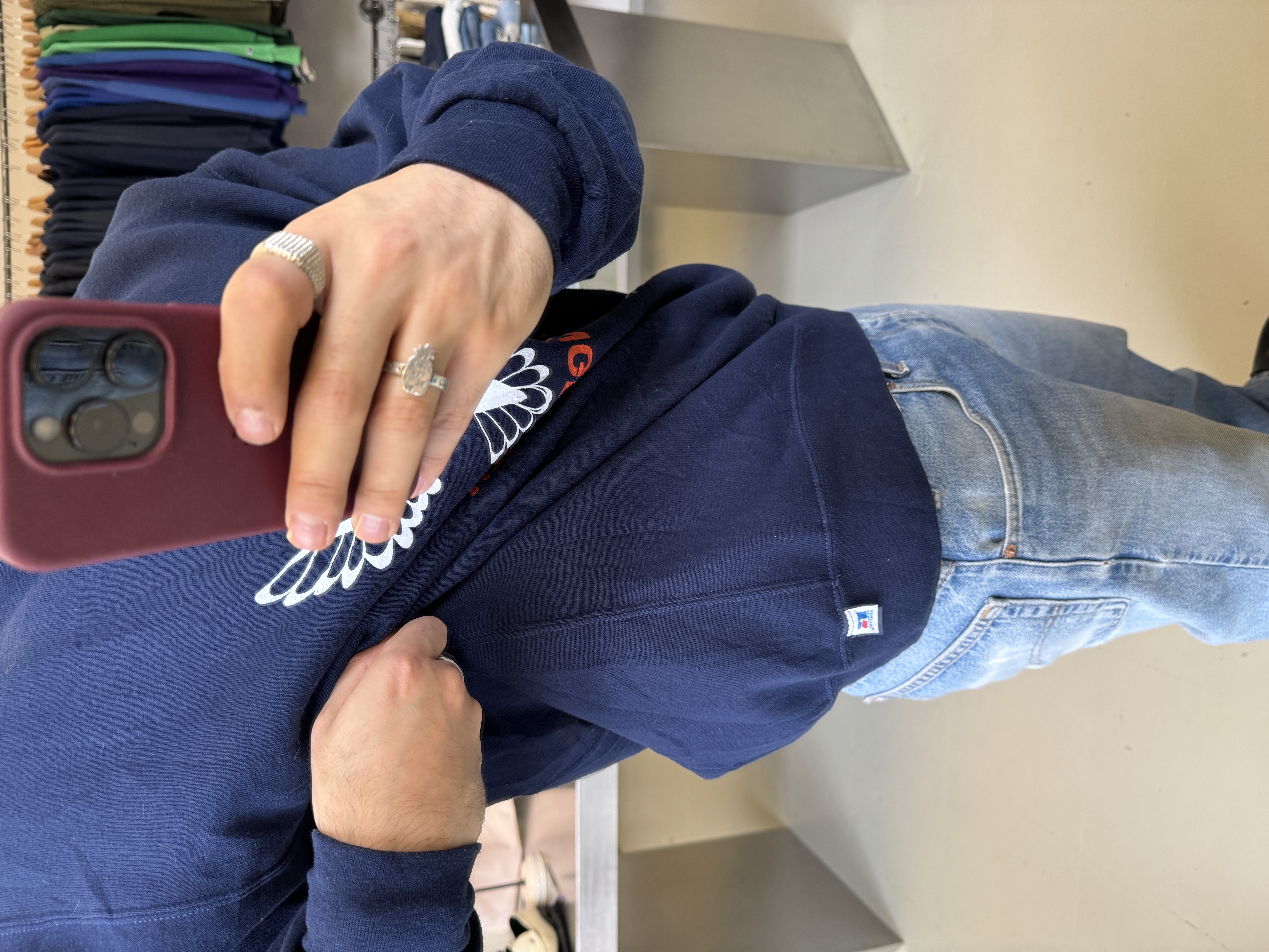 Russell Illinois Kingfisher Sweatshirt taglia XL