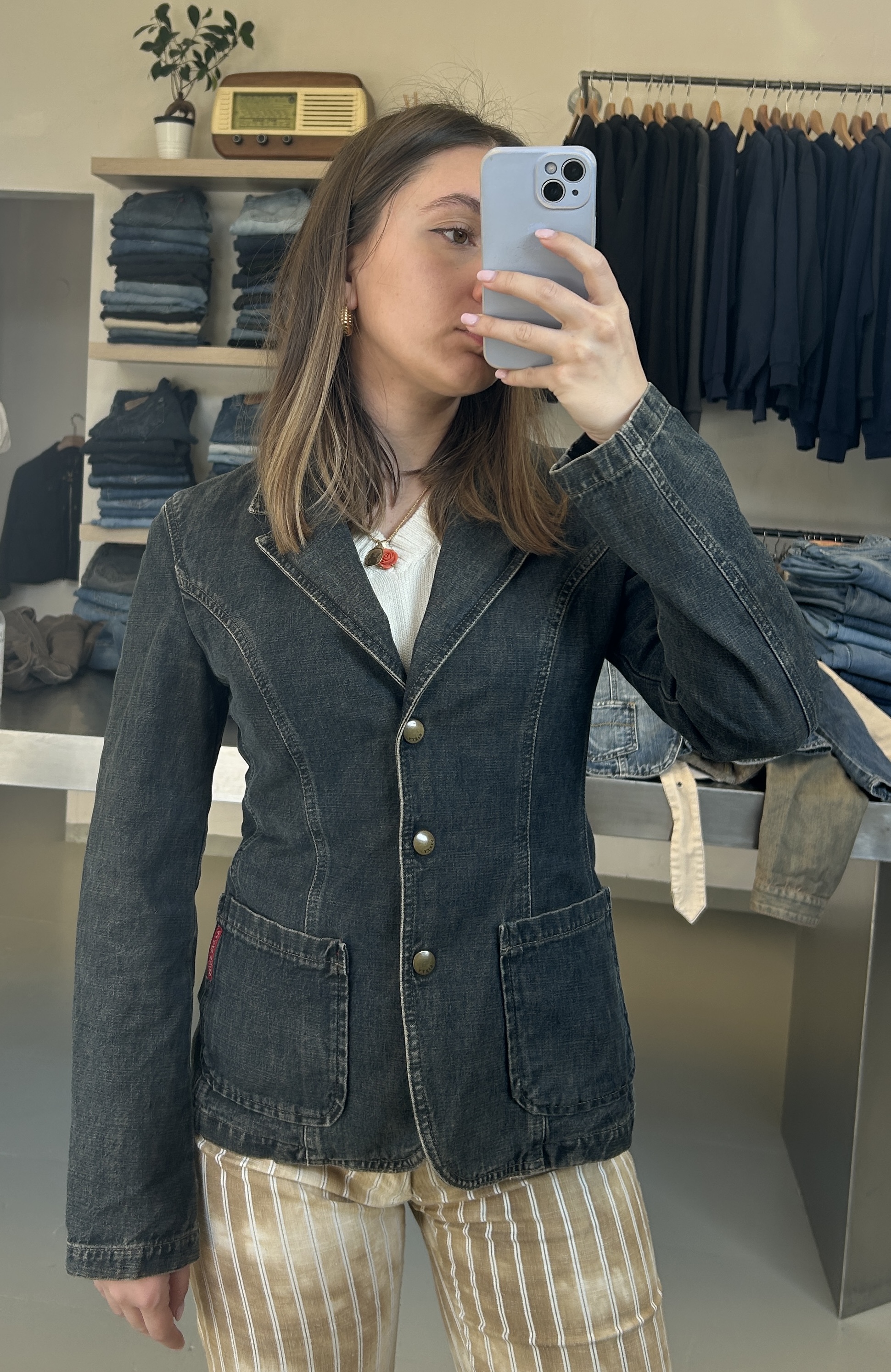Vintage Denim Jacket Taglia XS/S