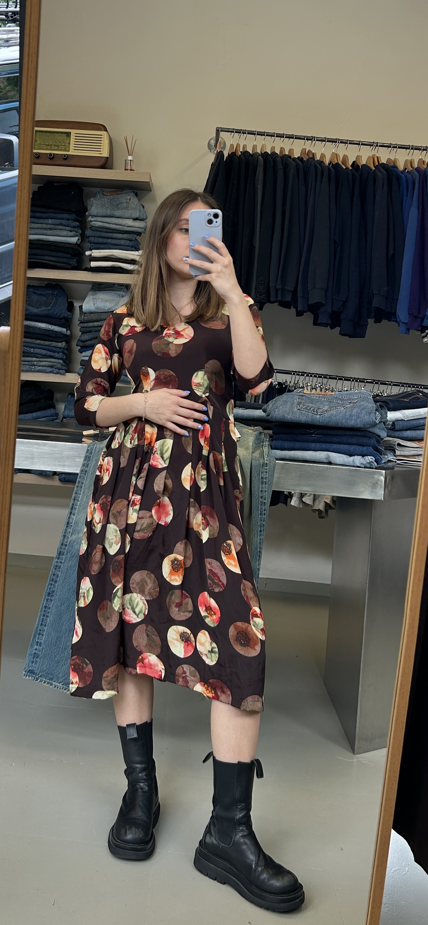 Floral Patterned Dress Taglia XS/S