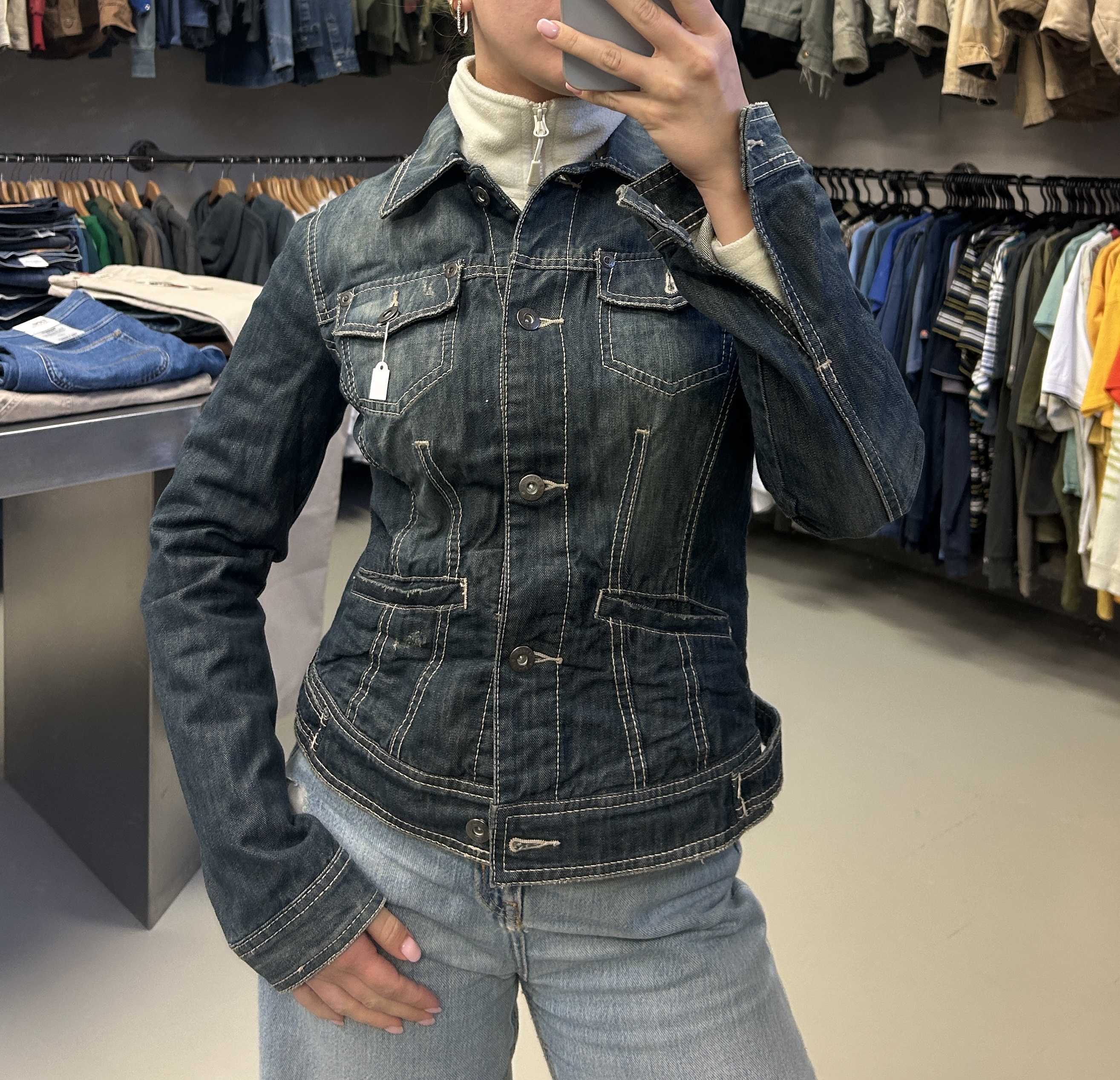 Denim Jacket Stefanel y2k Tg 40