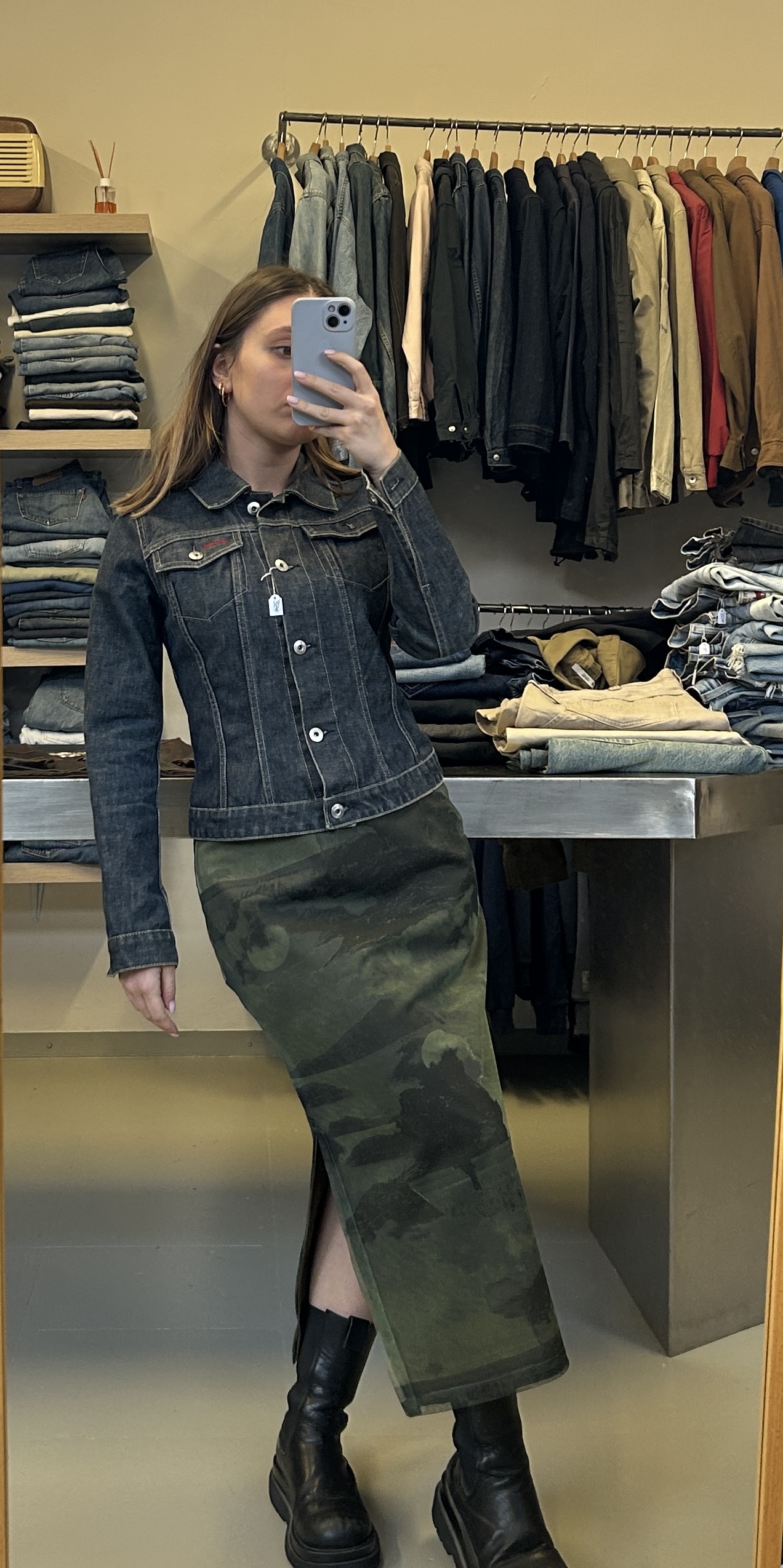Denim Jacket y2k Tg XS