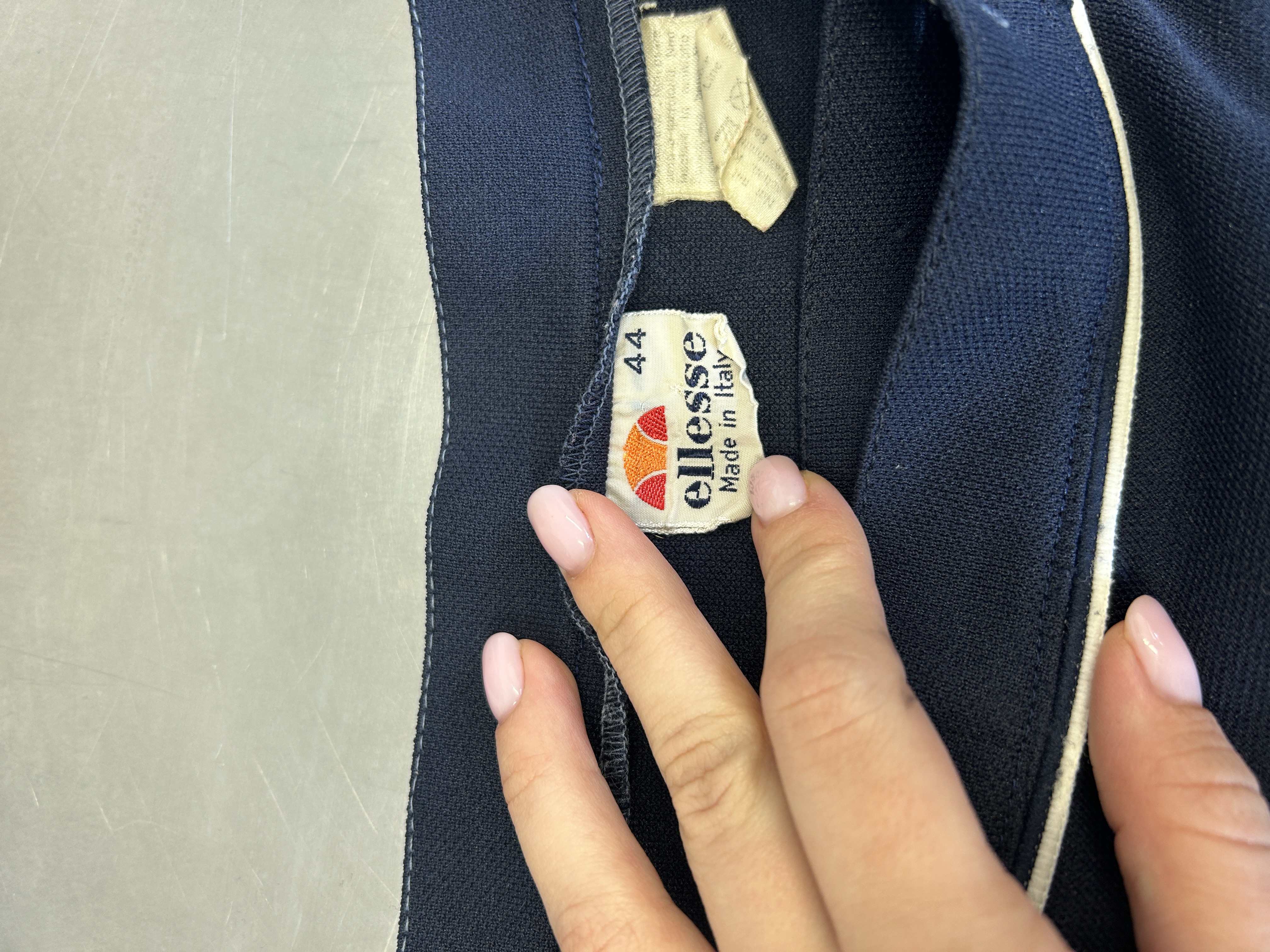 Navy Blue Skirt Ellesse vintage Tg XS