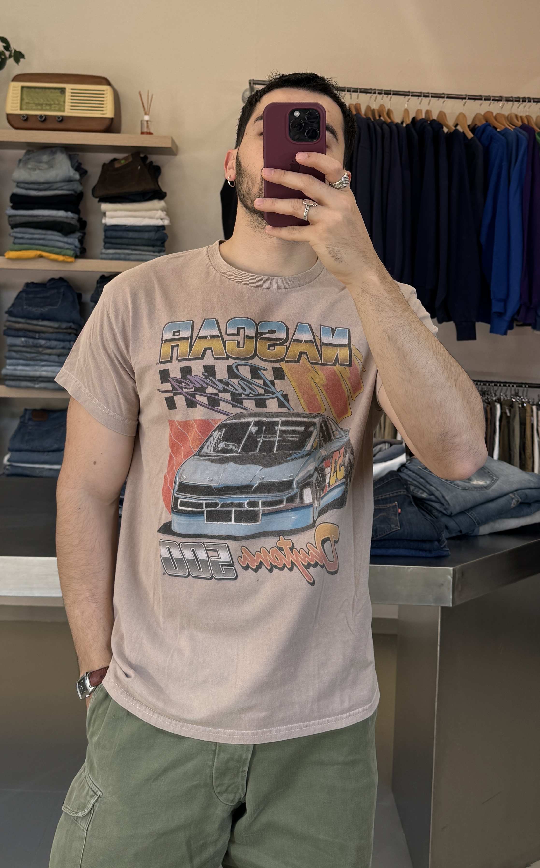 Vintage NASCAR T-Shirt taglia L