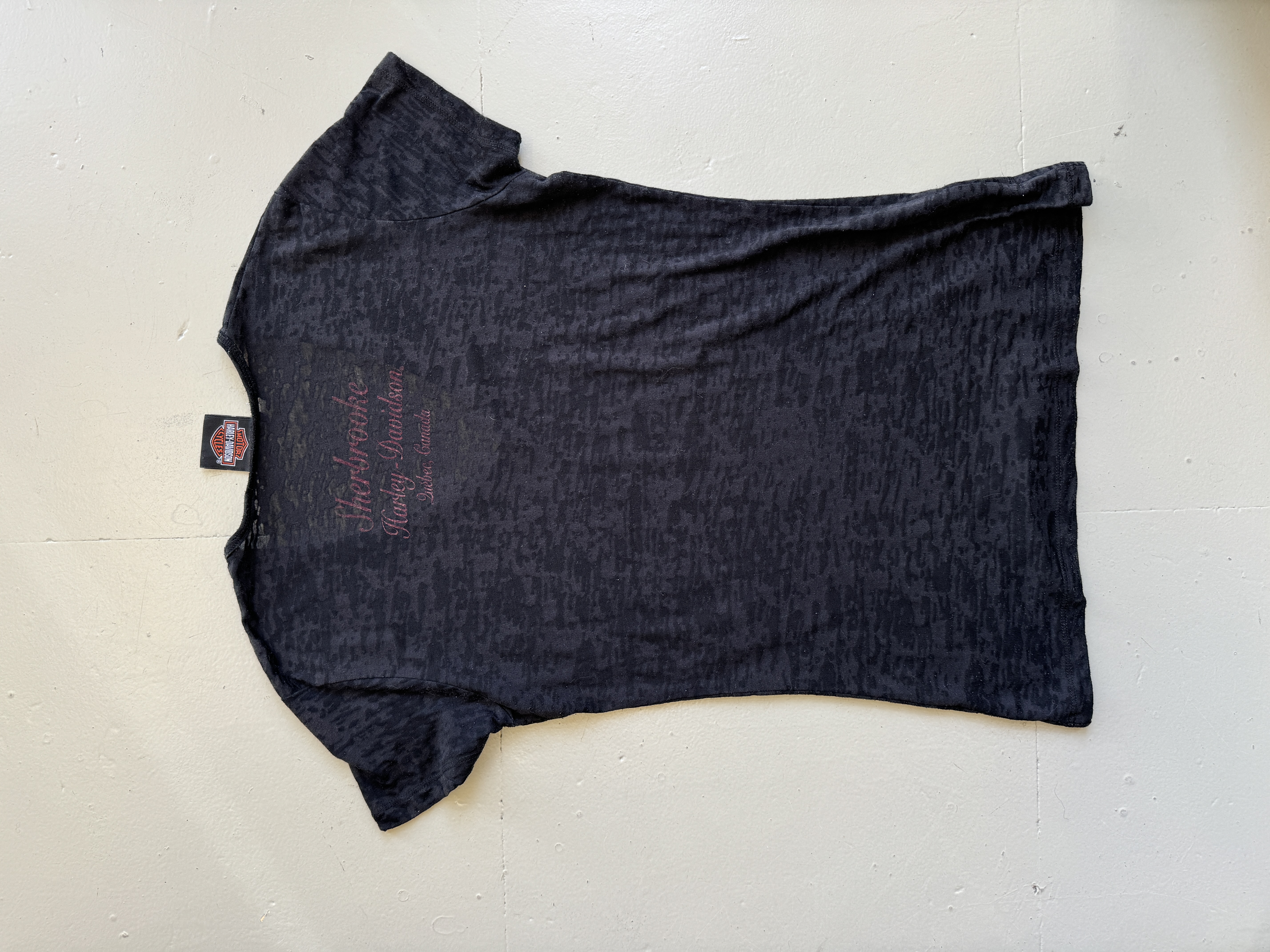 Harley Davidson Black Graphic T-Shirt taglia S
