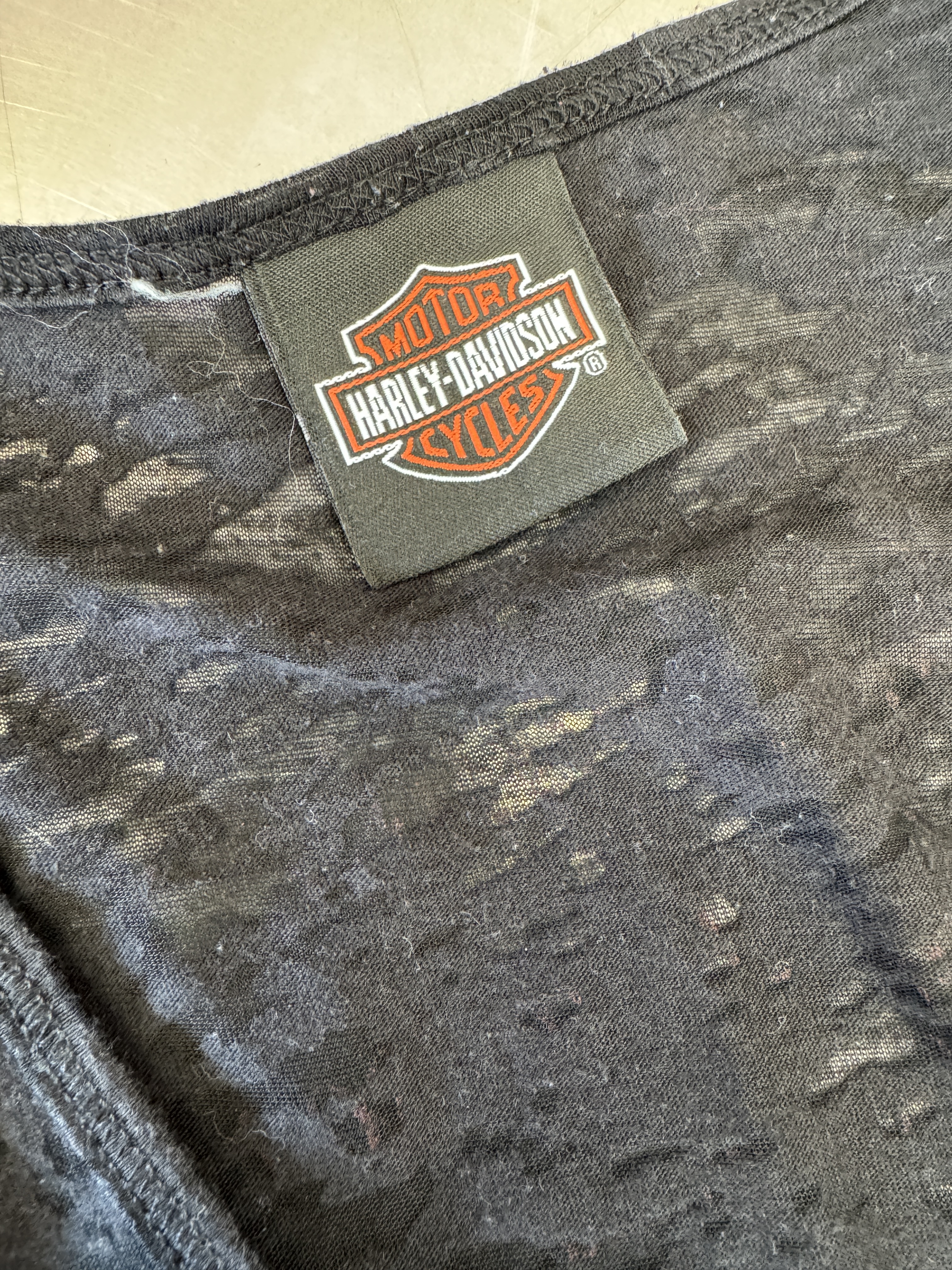 Harley Davidson Black Graphic T-Shirt taglia S
