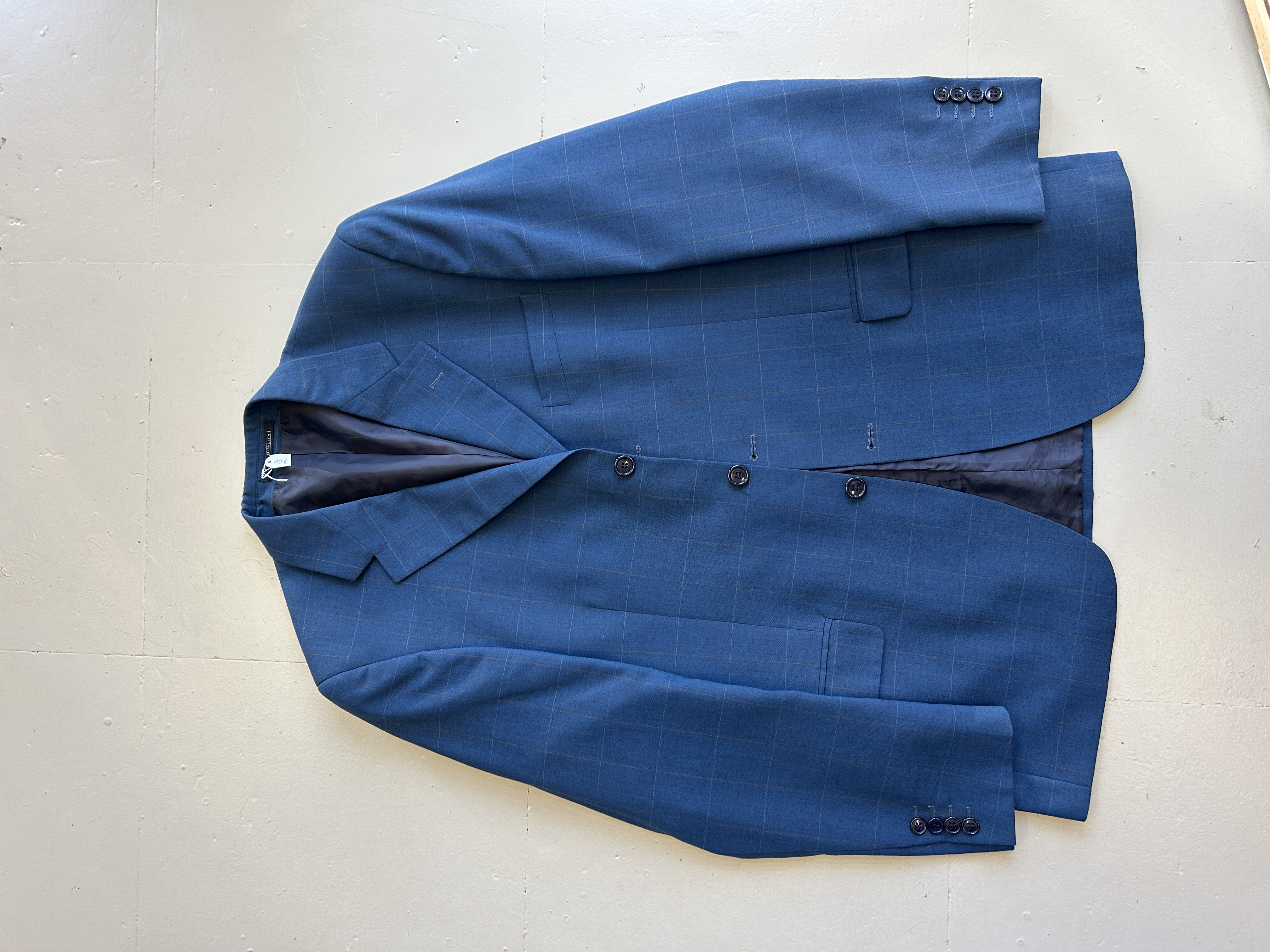 Blue Check Blazer