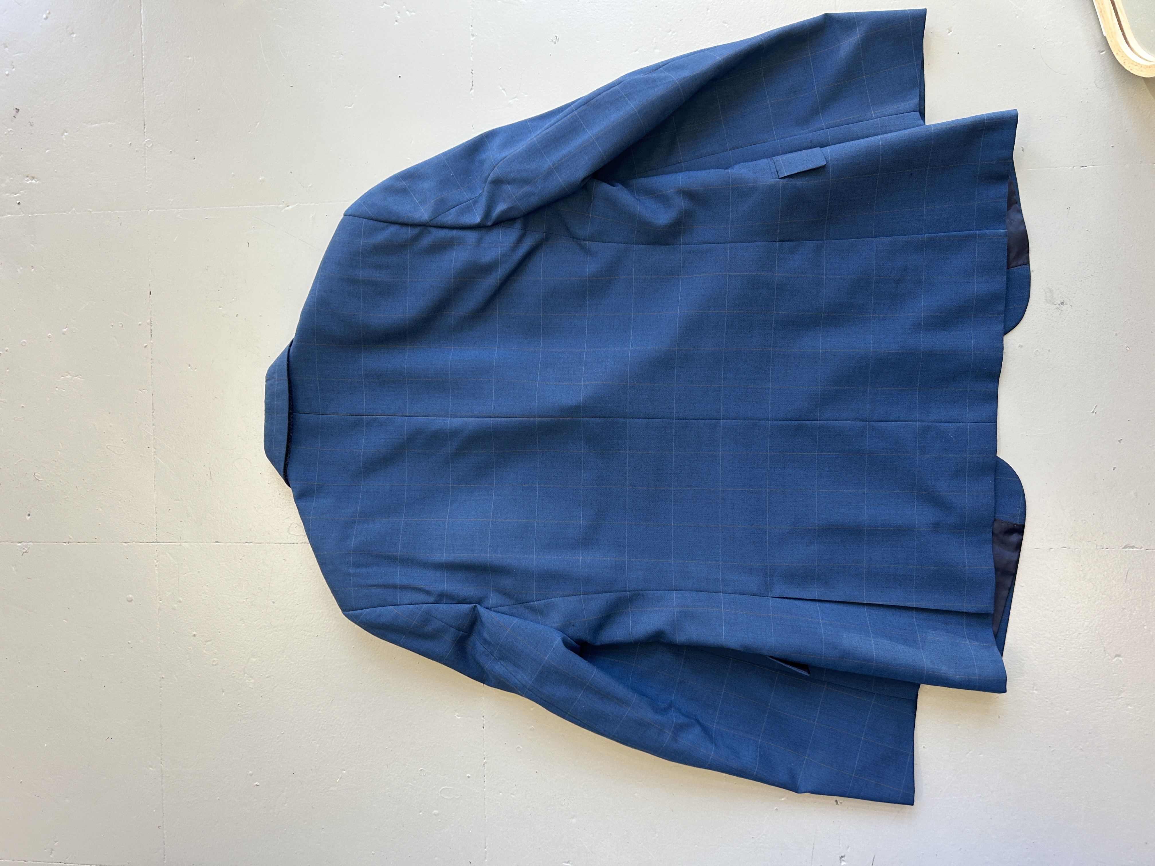Blue Check Blazer