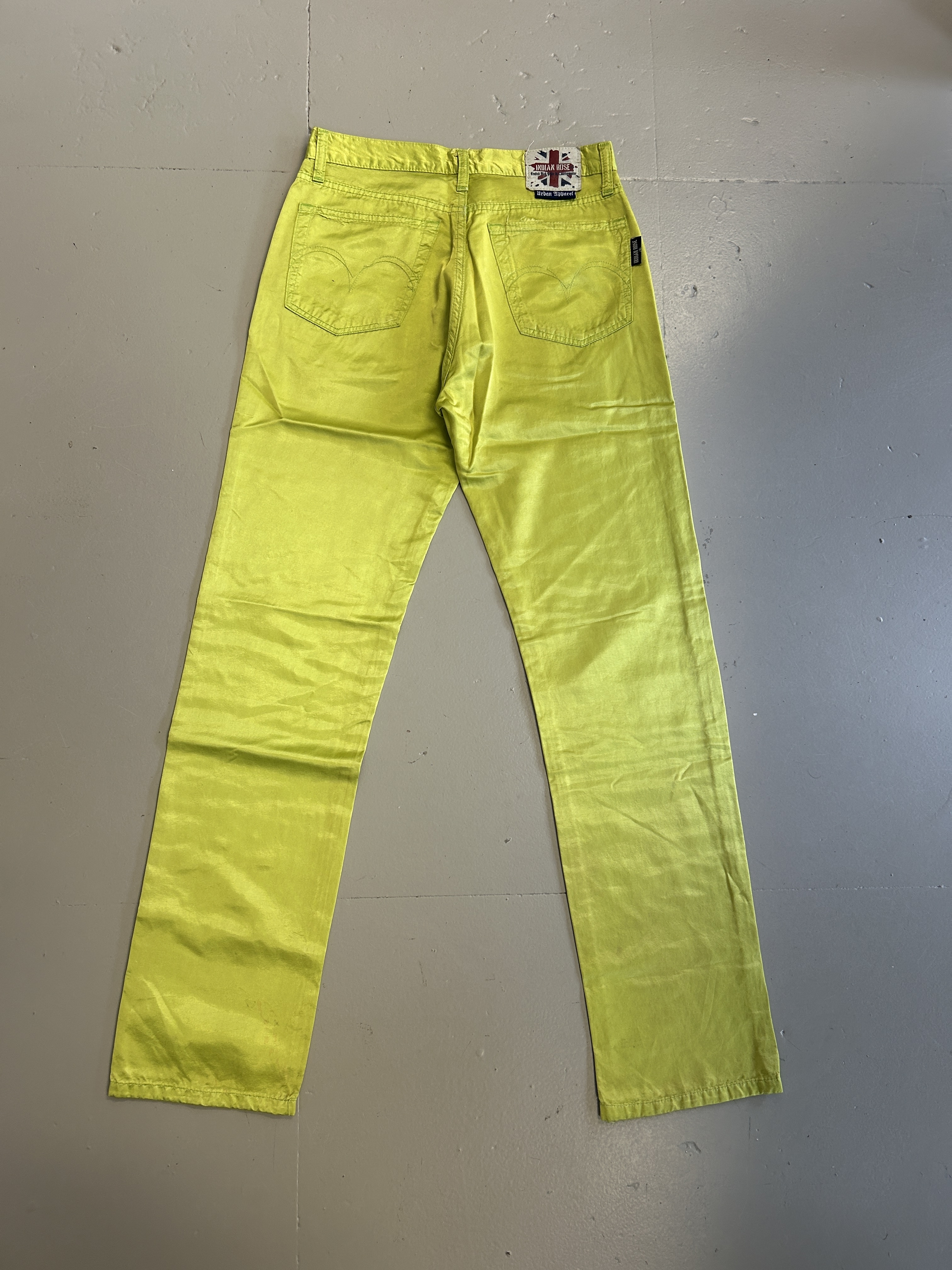 Neon Green Pants Y2k Tg S