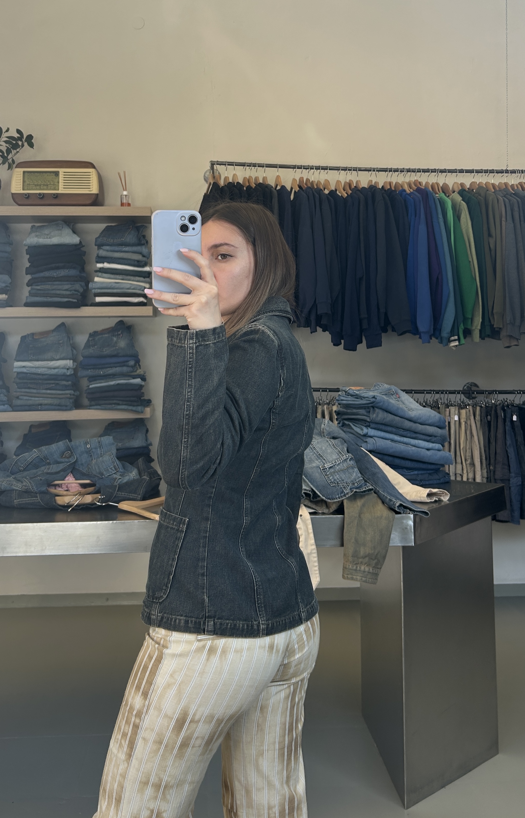 Vintage Denim Jacket Taglia XS/S