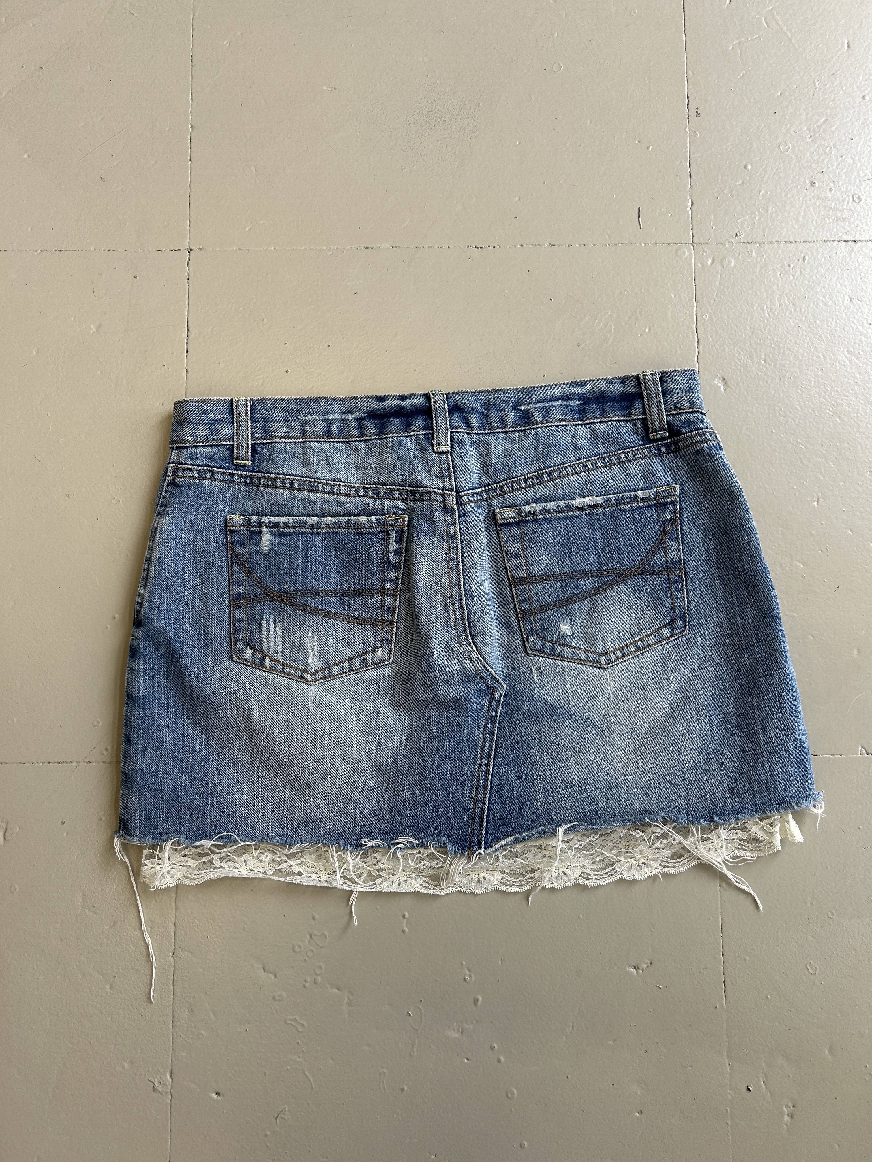 Denim Mini Skirt taglia S
