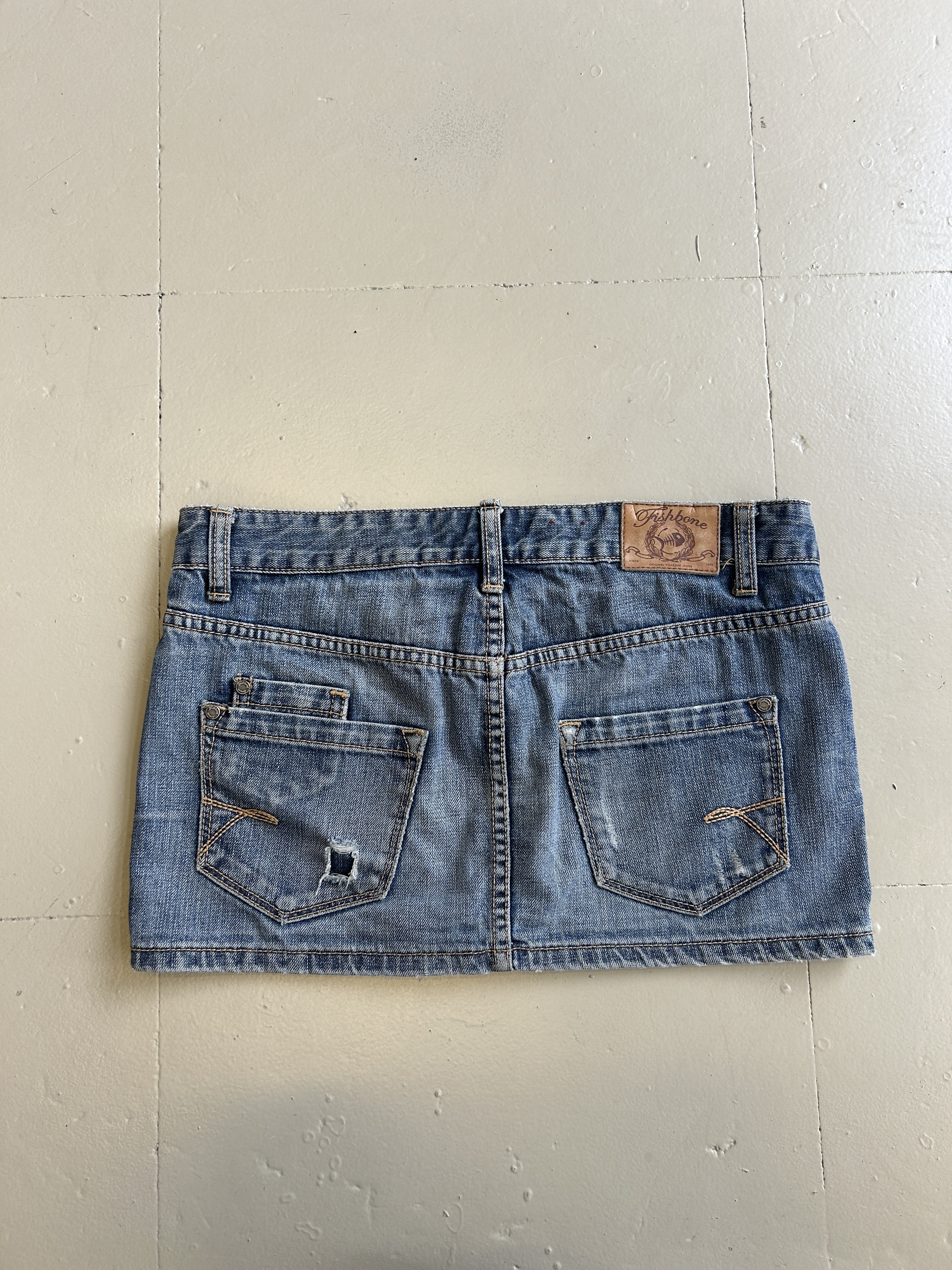 Denim Mini Skirt Taglia S