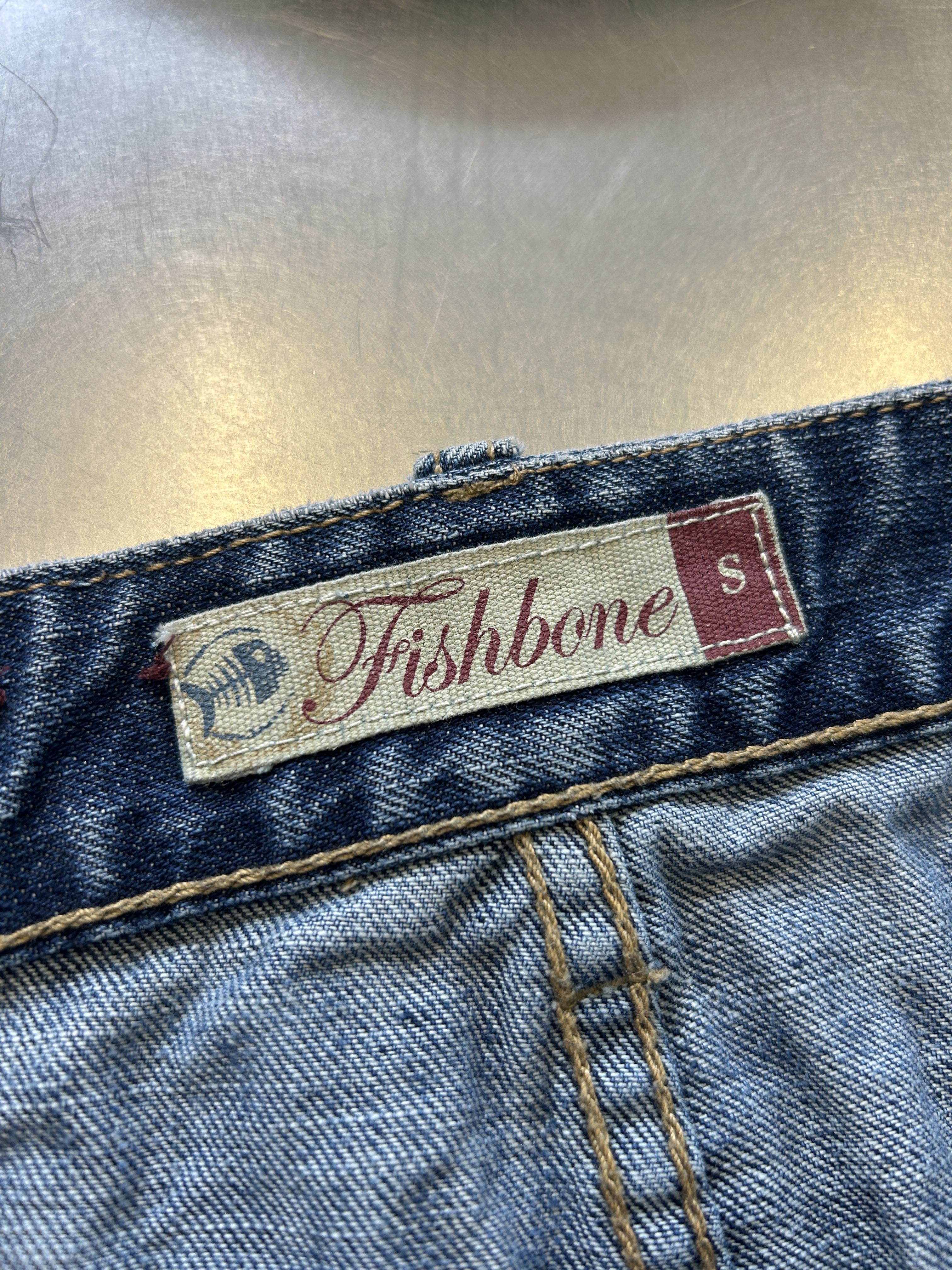 Denim Mini Skirt Taglia S