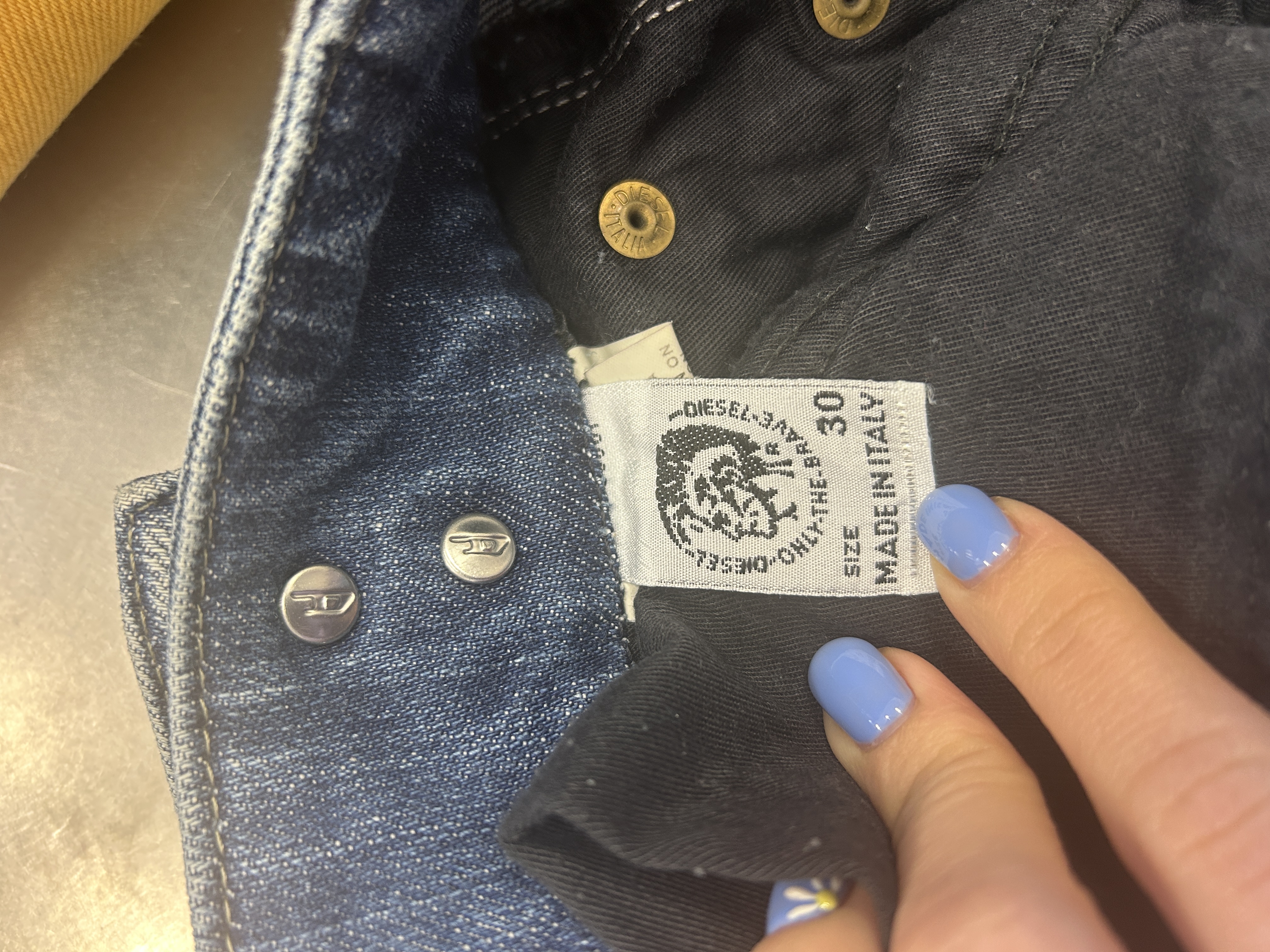 Diesel Blue Denim Jeans W30 ( Taglia S)