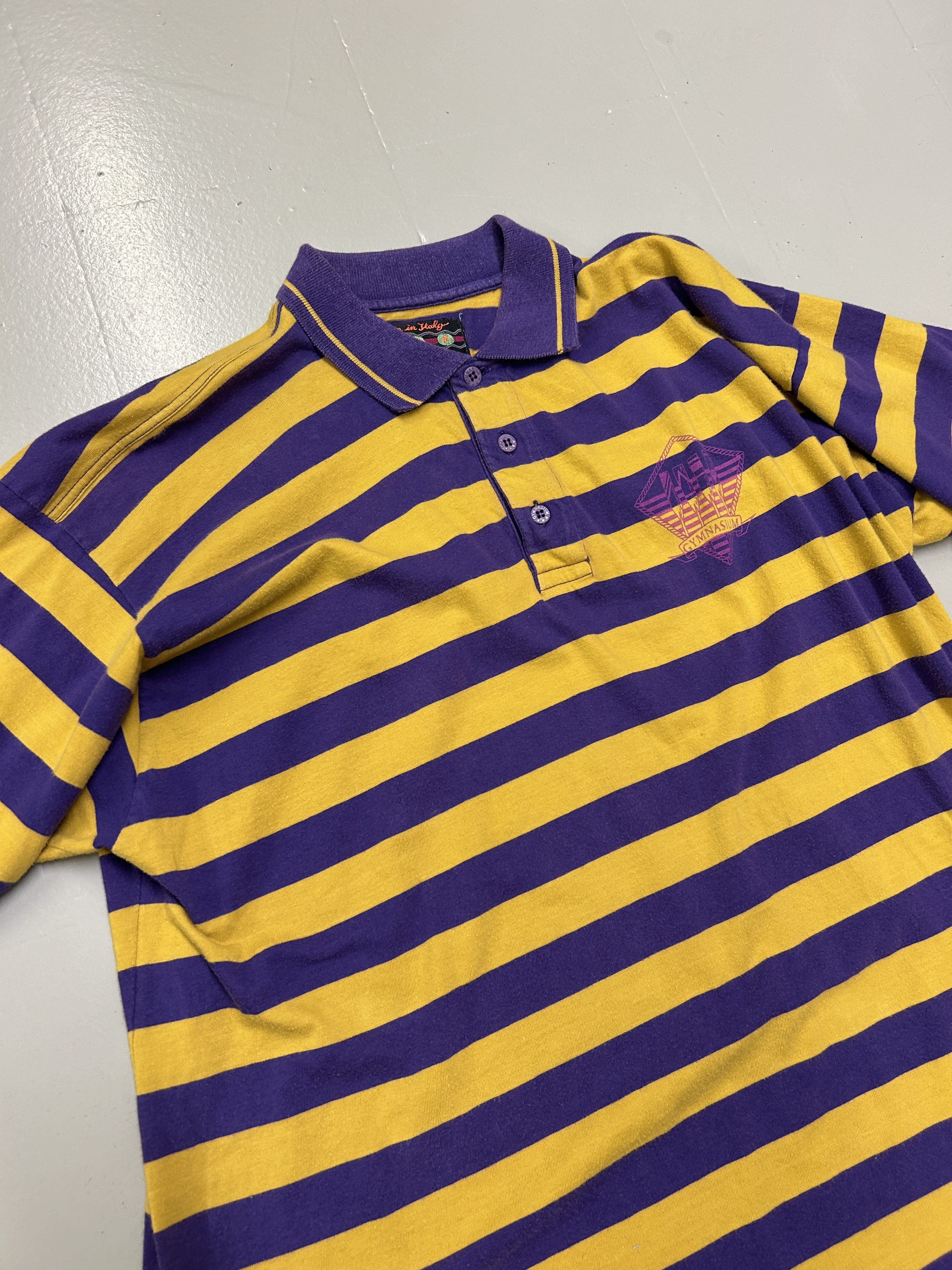 Striped Polo Shirt Taglia L